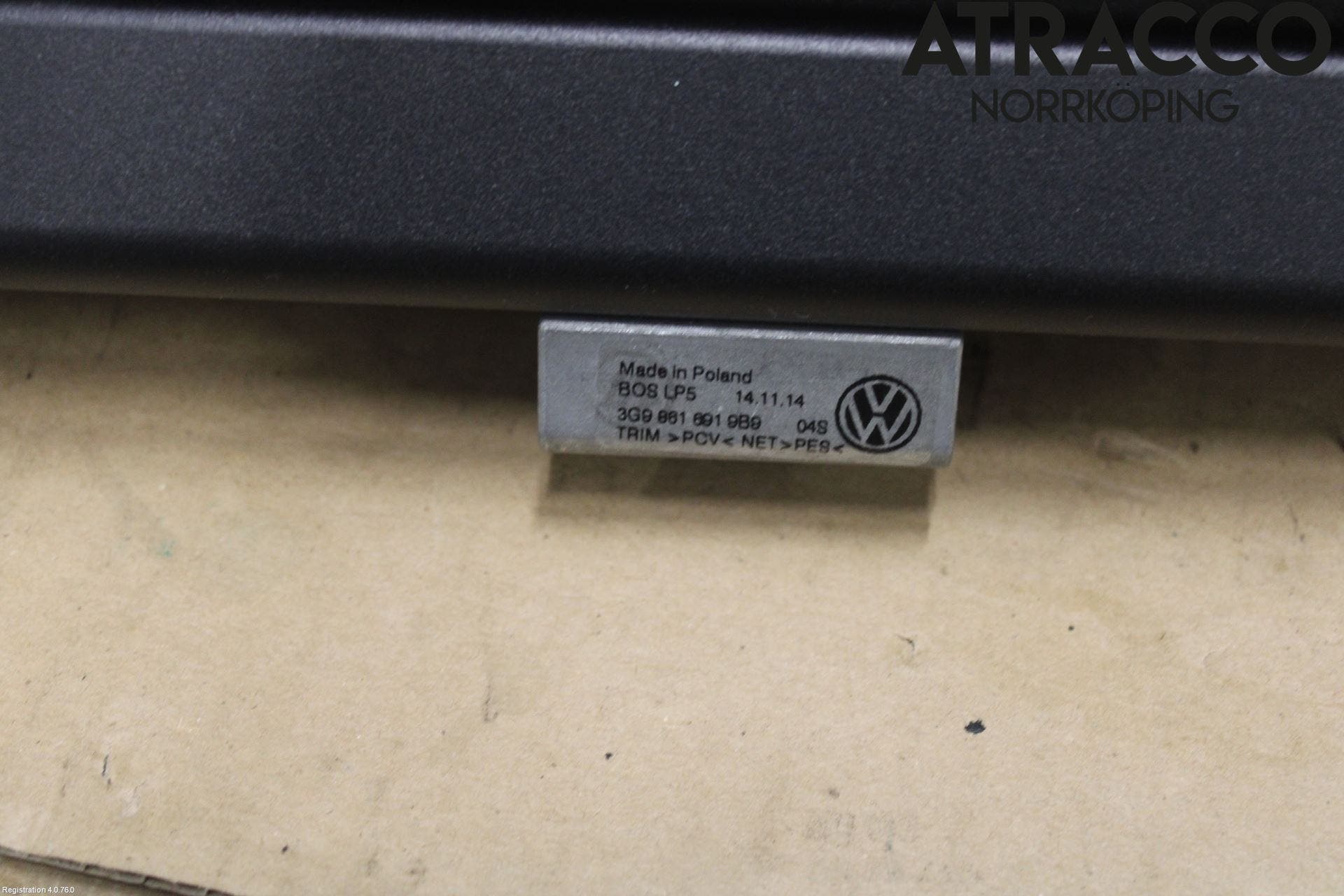 Volkswagen VW PASSAT 15-19 Lastnät