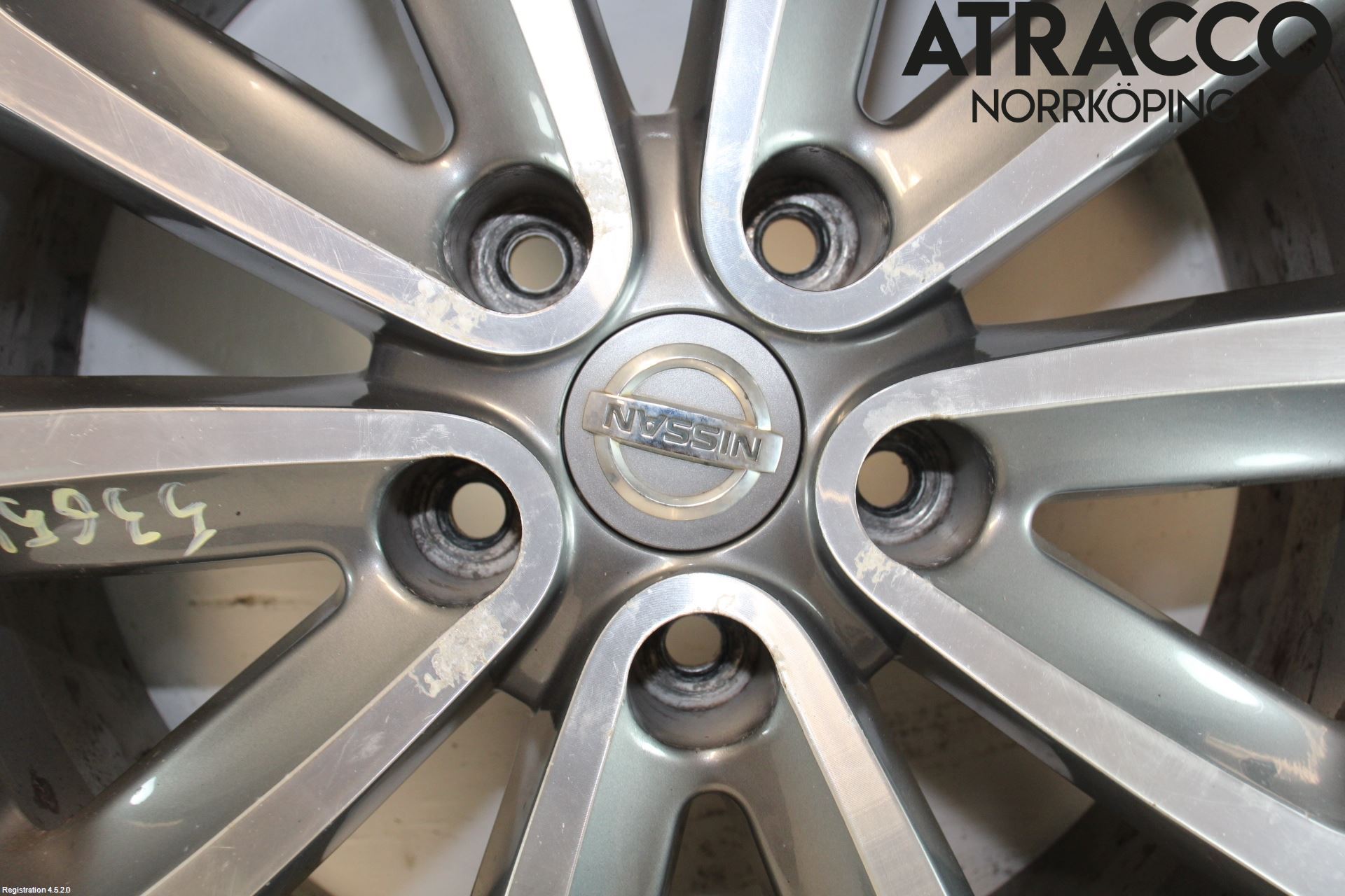 Nissan QASHQAI 10-14 Fälgsats Aluminium