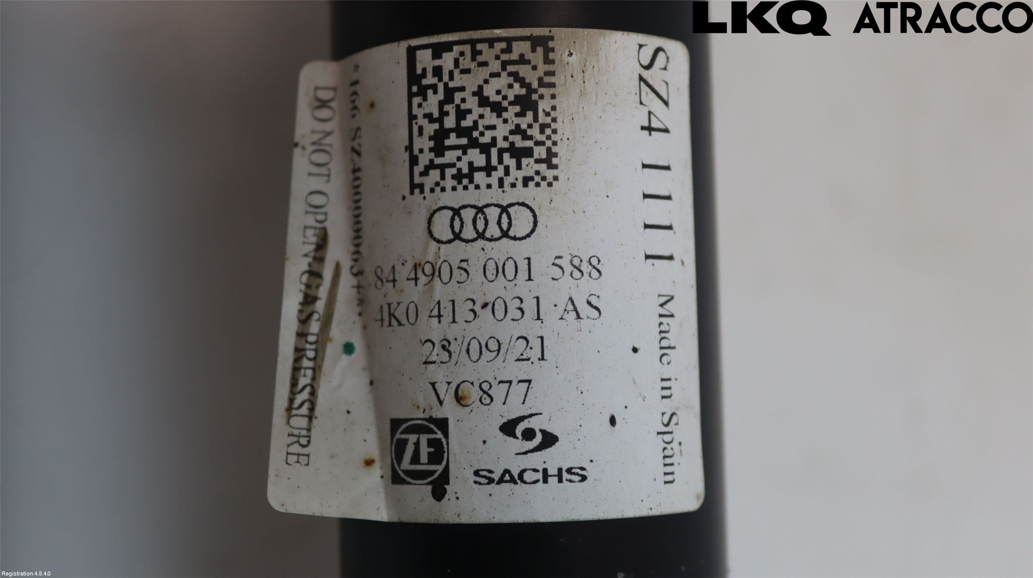 Audi A6 F2/C8 19- Fjäderben Fram Vänster