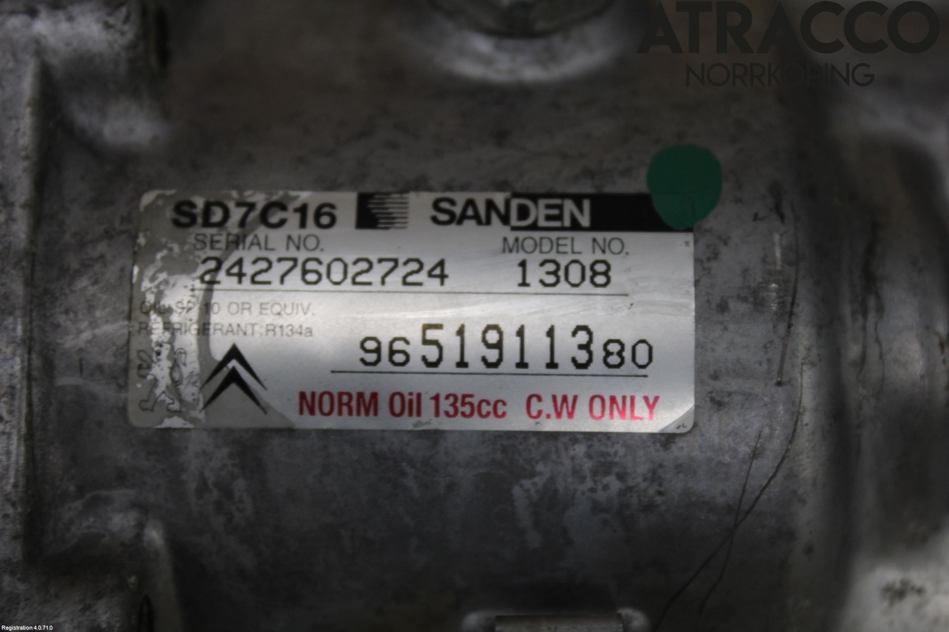 Citroen C4 PICASSO 06-13 Ac Kompressor