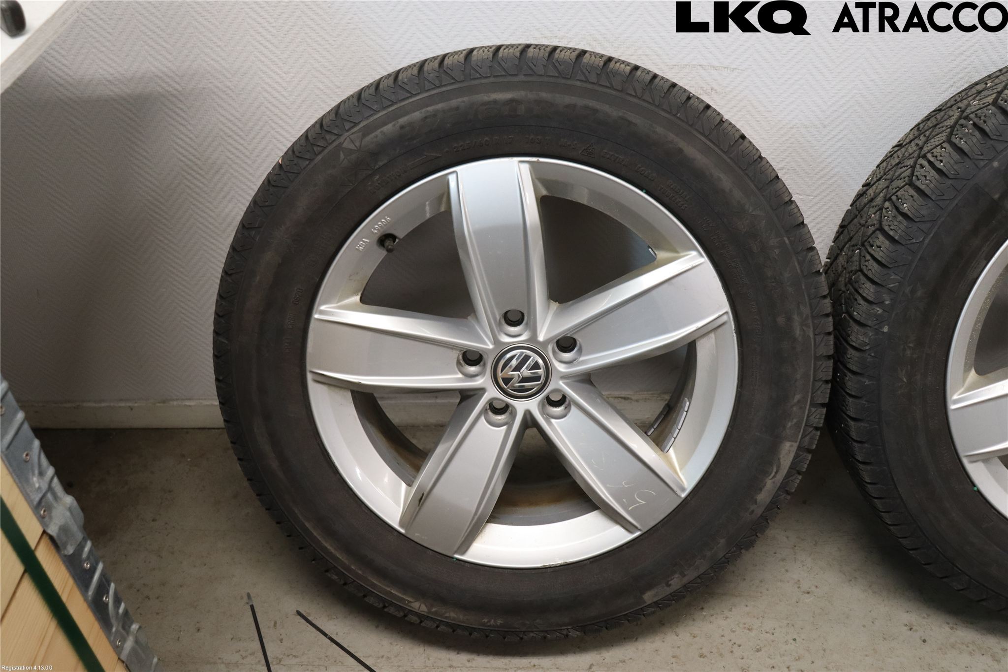 Volkswagen VW TIGUAN 16-24 Vinterdäck Alumfälg 4St