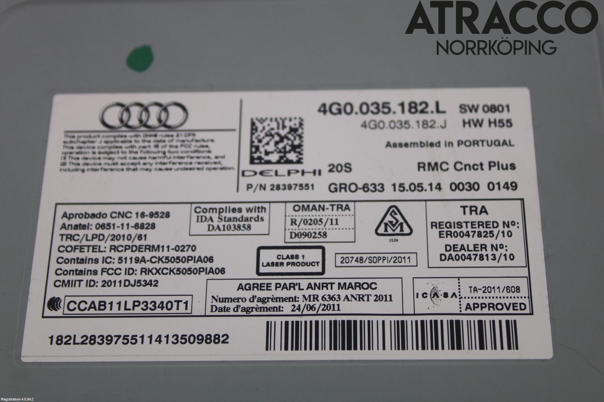 Audi A6 ALLROAD 12-18 Cd Radio - Multimediapanel