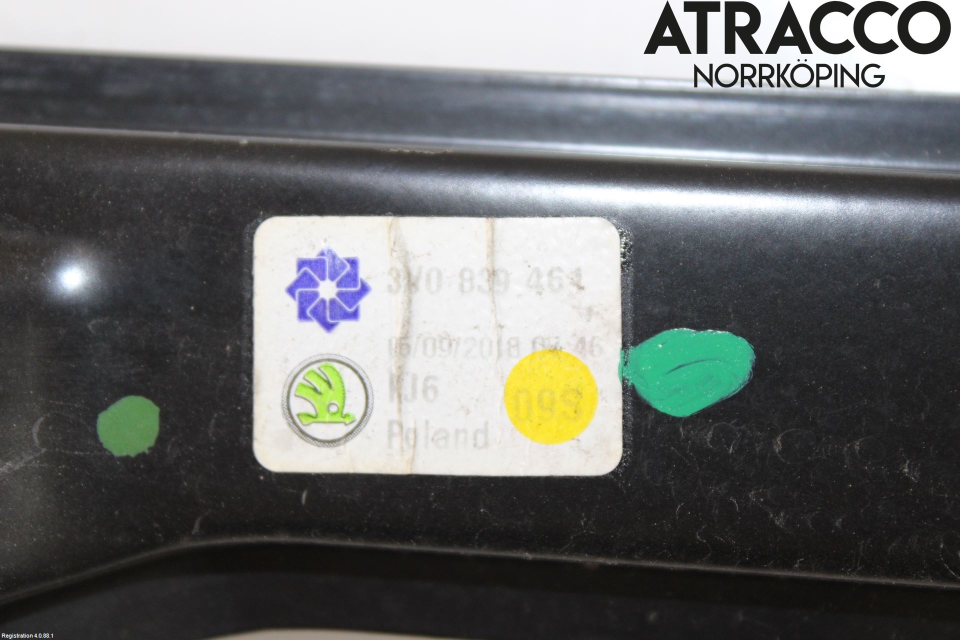 Skoda SUPERB 16-24 Fönsterhiss El Kompl