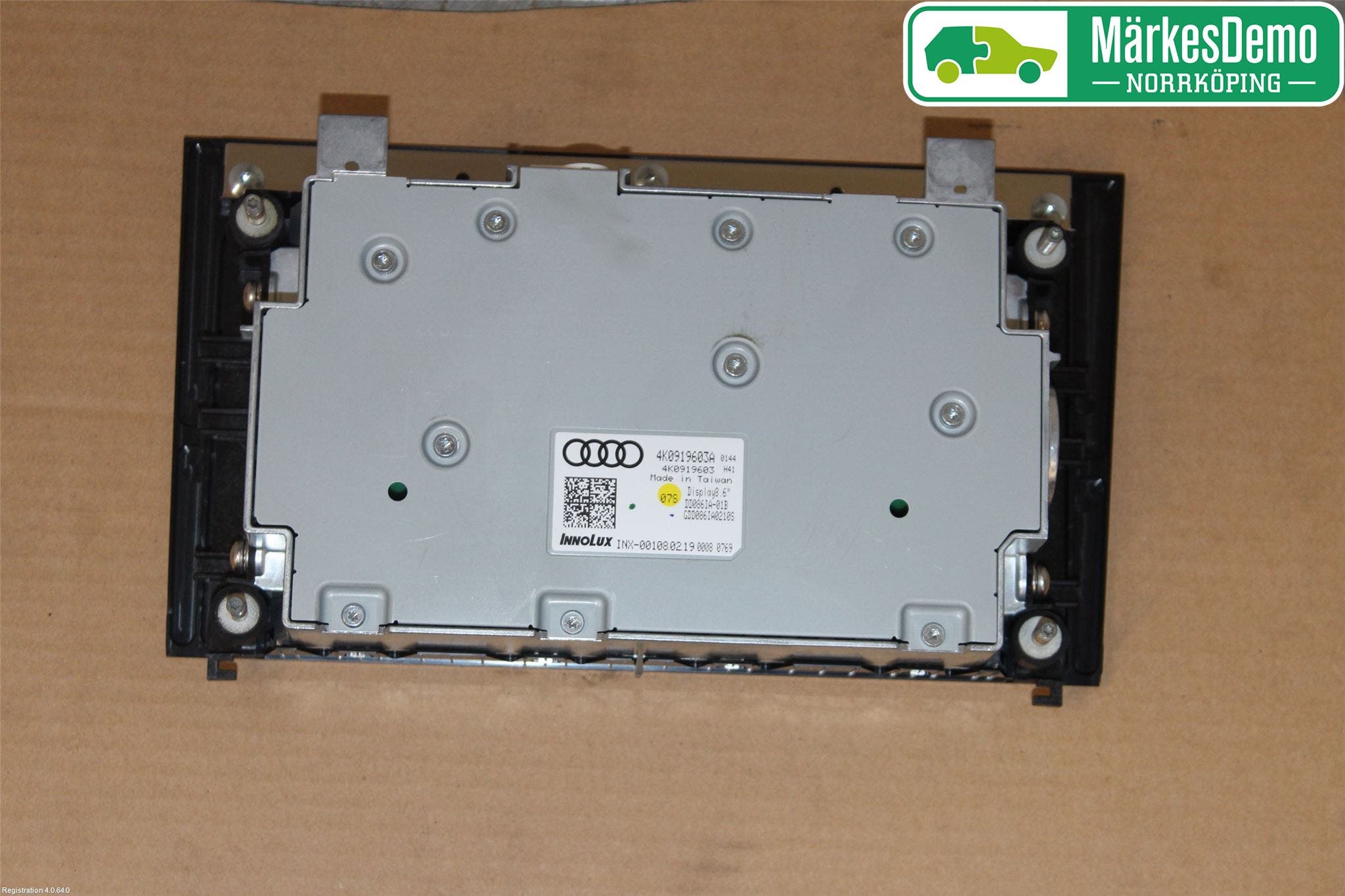 Audi A6 F2/C8 19- Kontrolldisplay