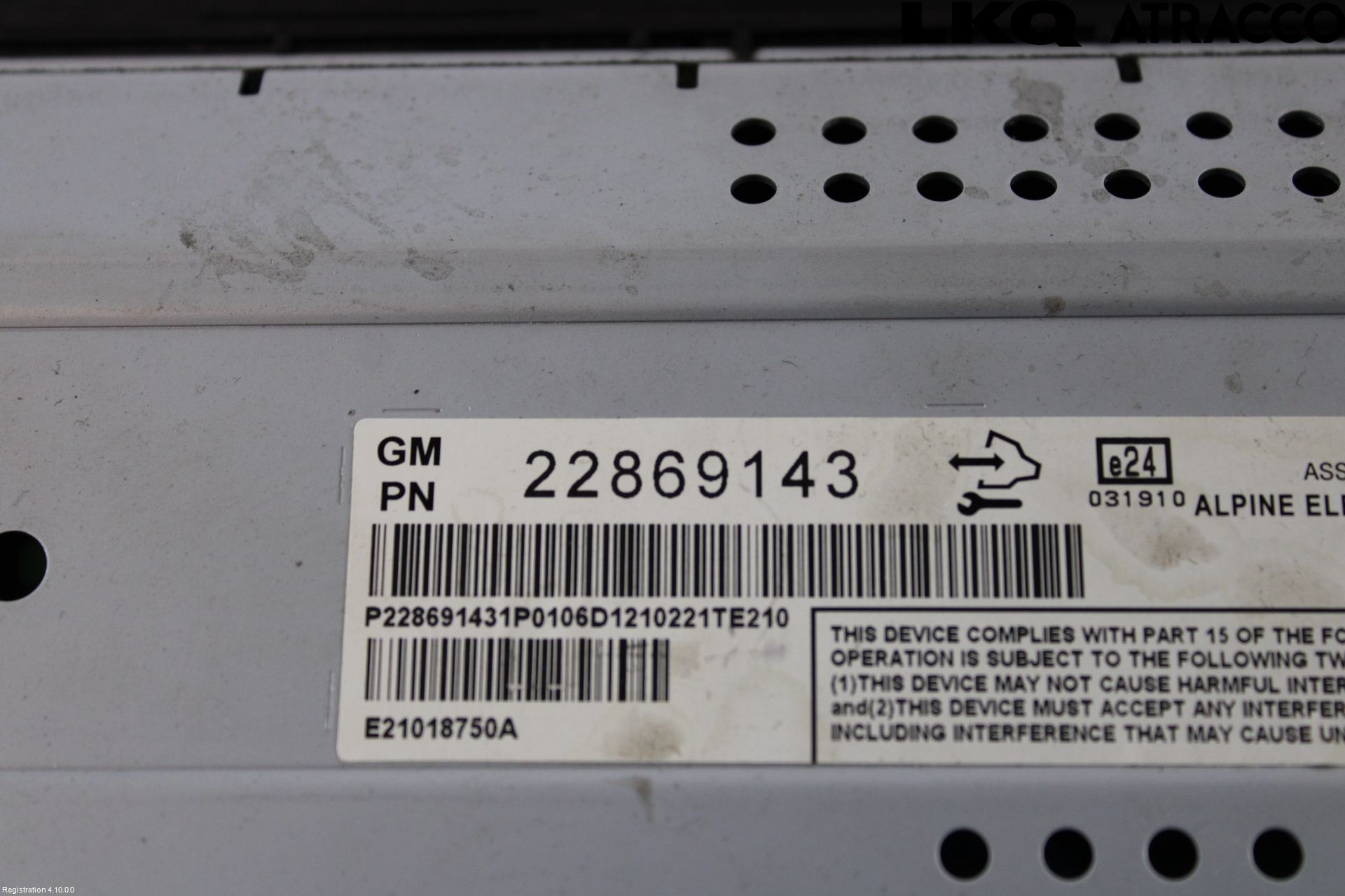 Chevrolet MALIBU Multifunktionsdisplay