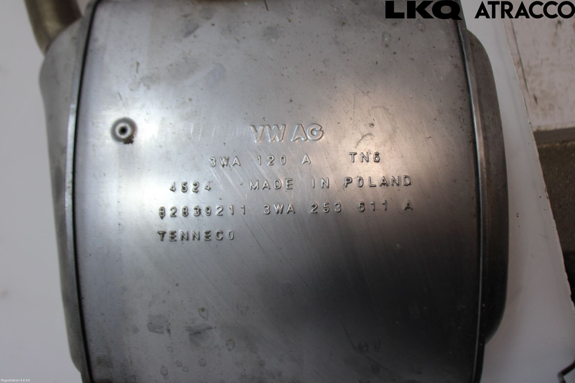 Volkswagen VW PASSAT 24- Avgas Bakre Dämpare