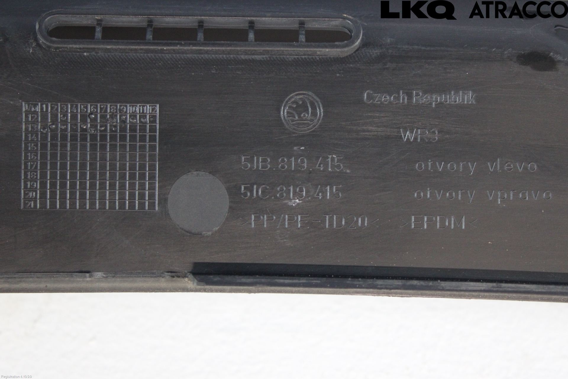 Skoda RAPID Torpedplåt-Torpedplast