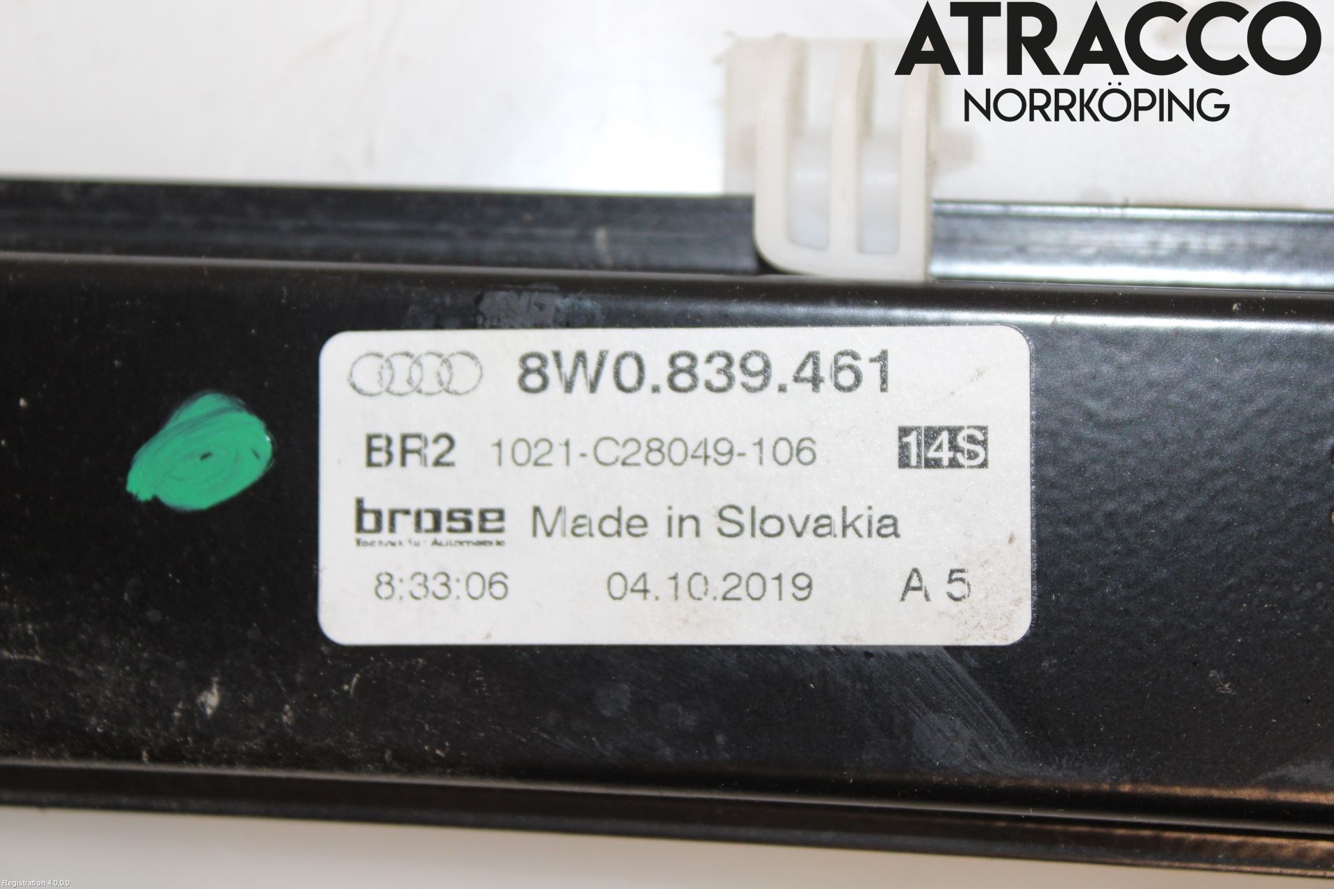 Audi A4/S4 B9 20- Fönsterhiss El Kompl