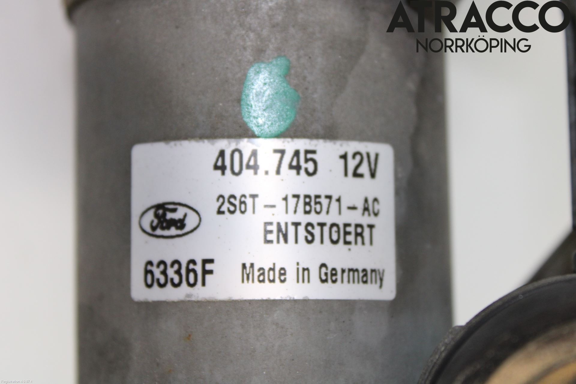 Ford FIESTA     06-08 Torkarmekanism Vindruta