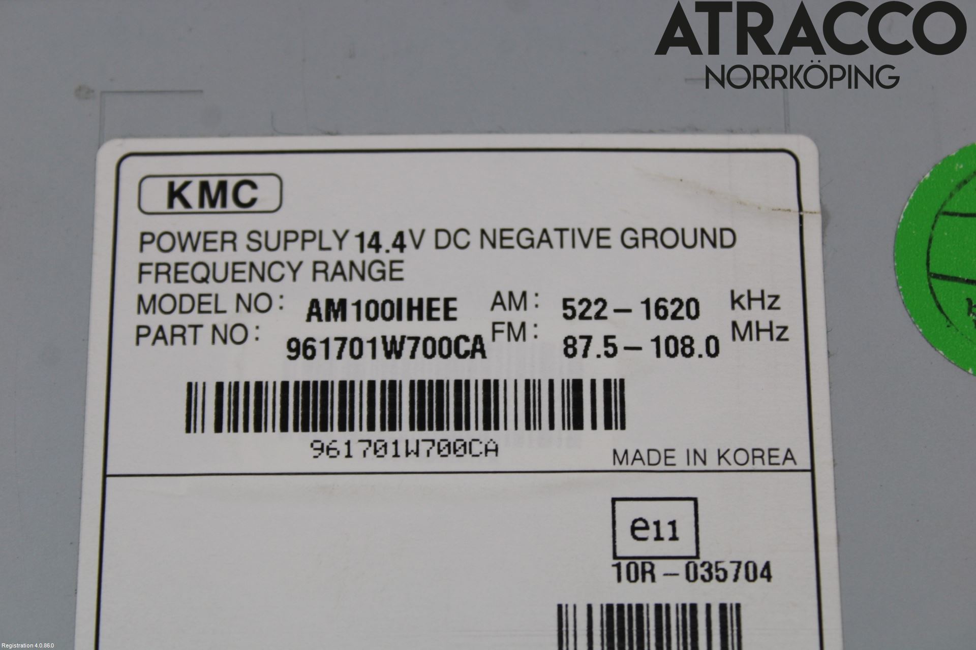 Kia RIO 12-16 Cd Radio - Multimediapanel