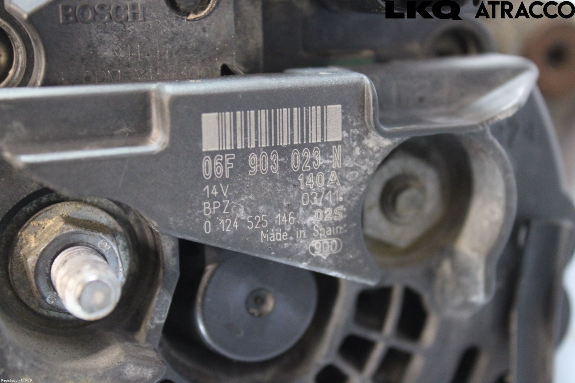 Volkswagen VW AMAROK 2H 10-22 Generator