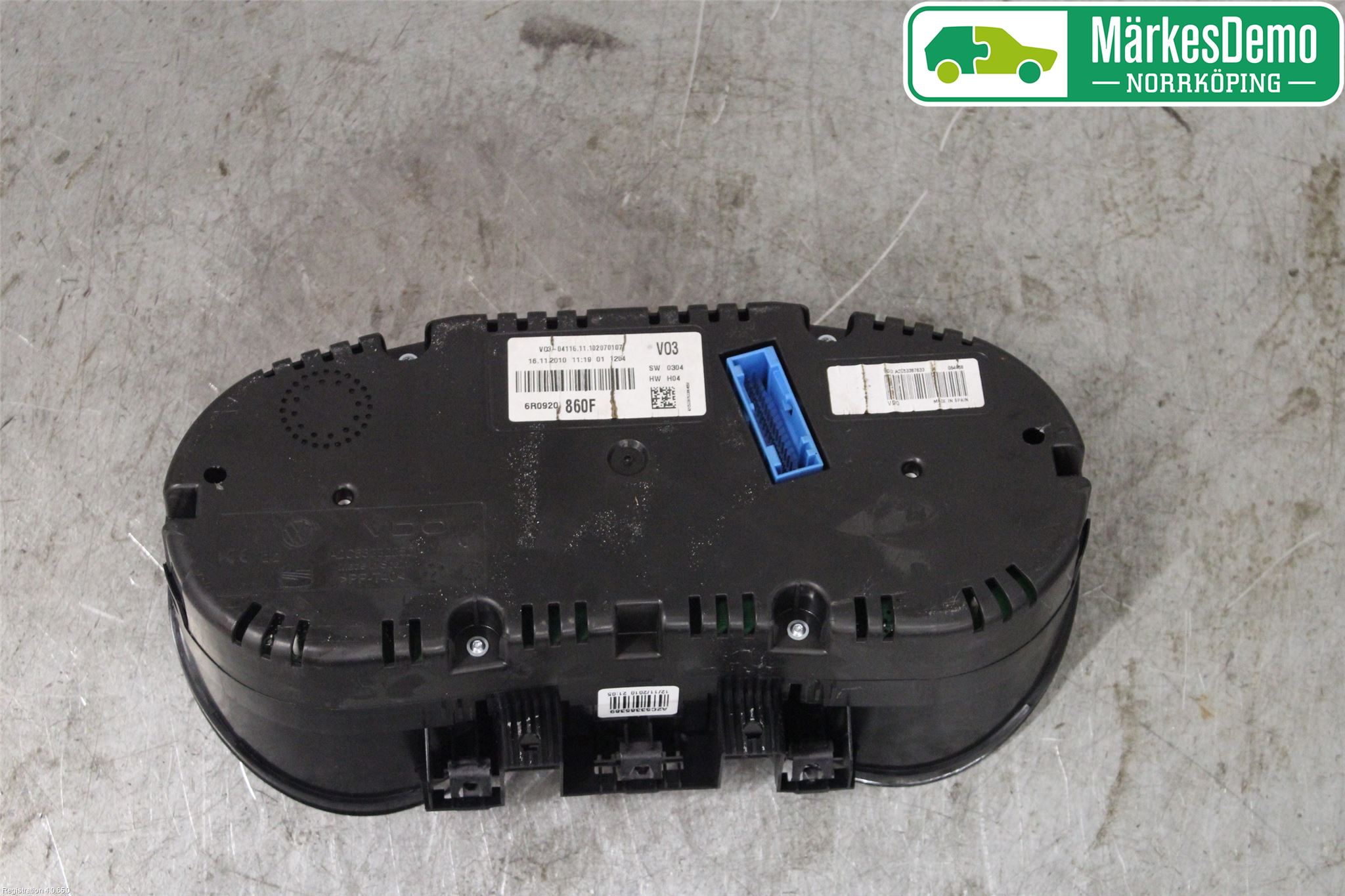 Volkswagen VW POLO 10-17 Instrument Komb