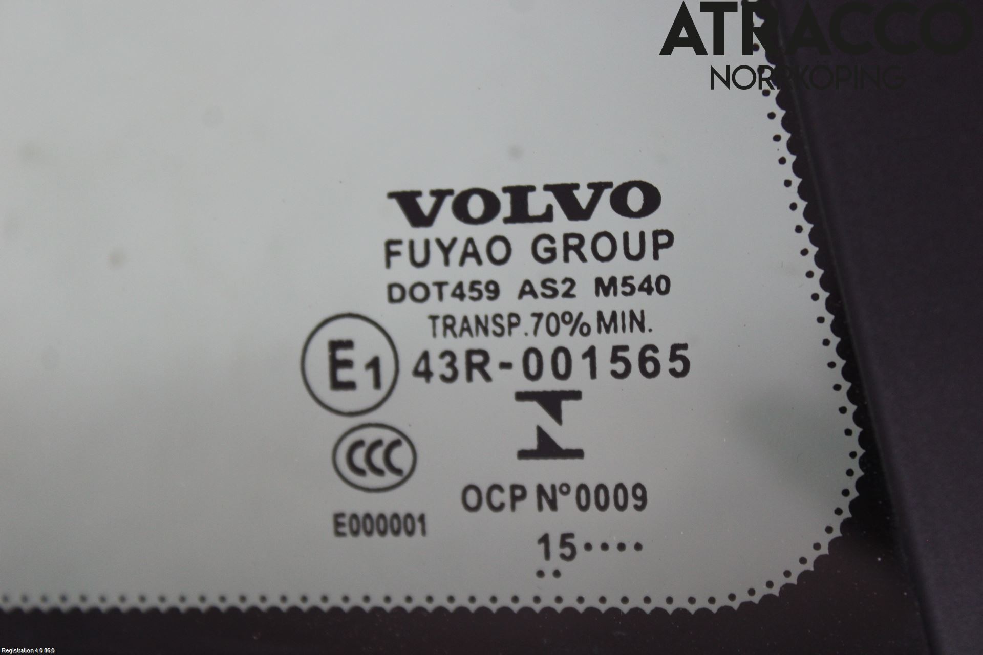 Volvo V60 14-18 Dörruta Bak Lilla Hö