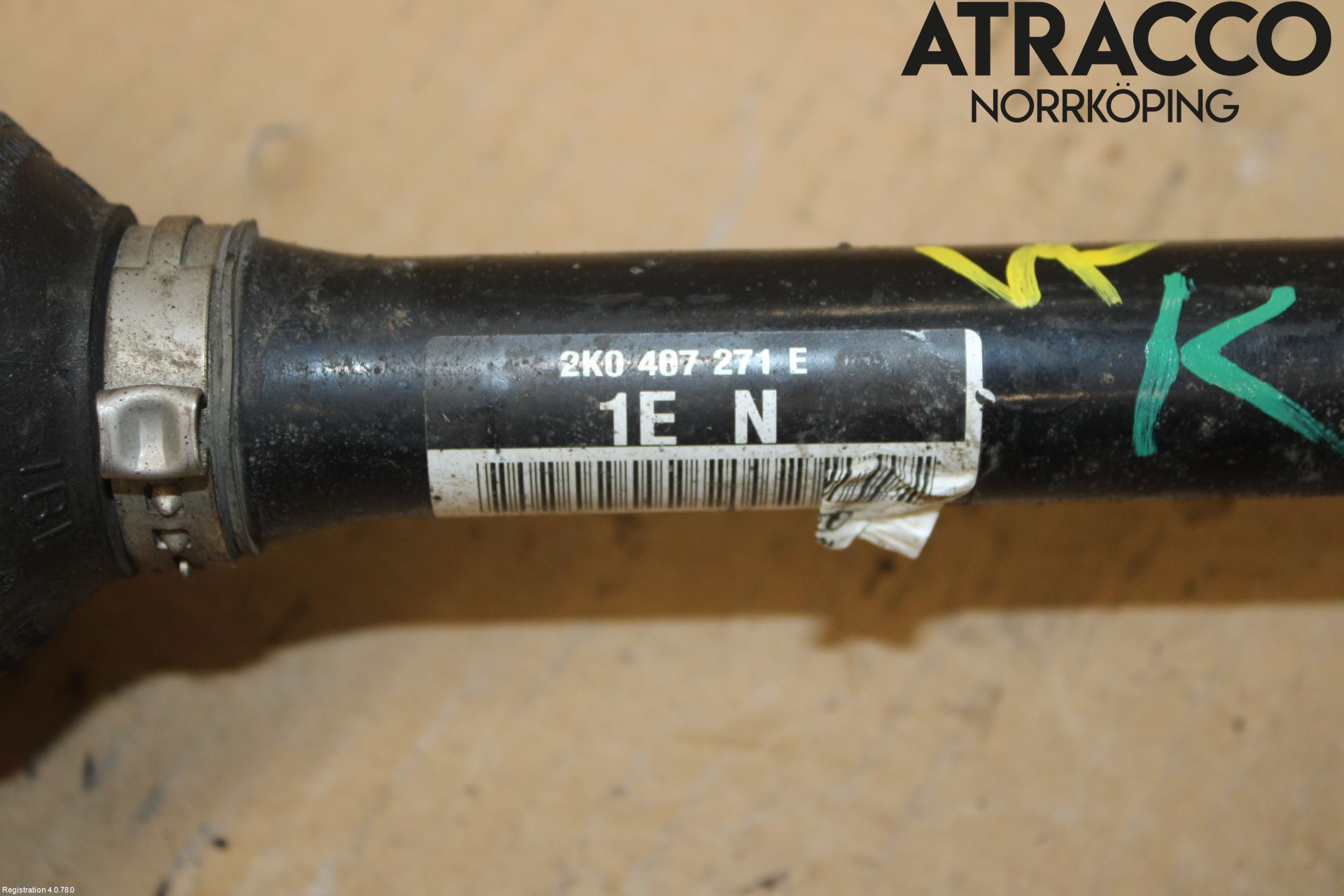 Volkswagen VW GOLF VI 09-13 Drivaxel Fram Vänster