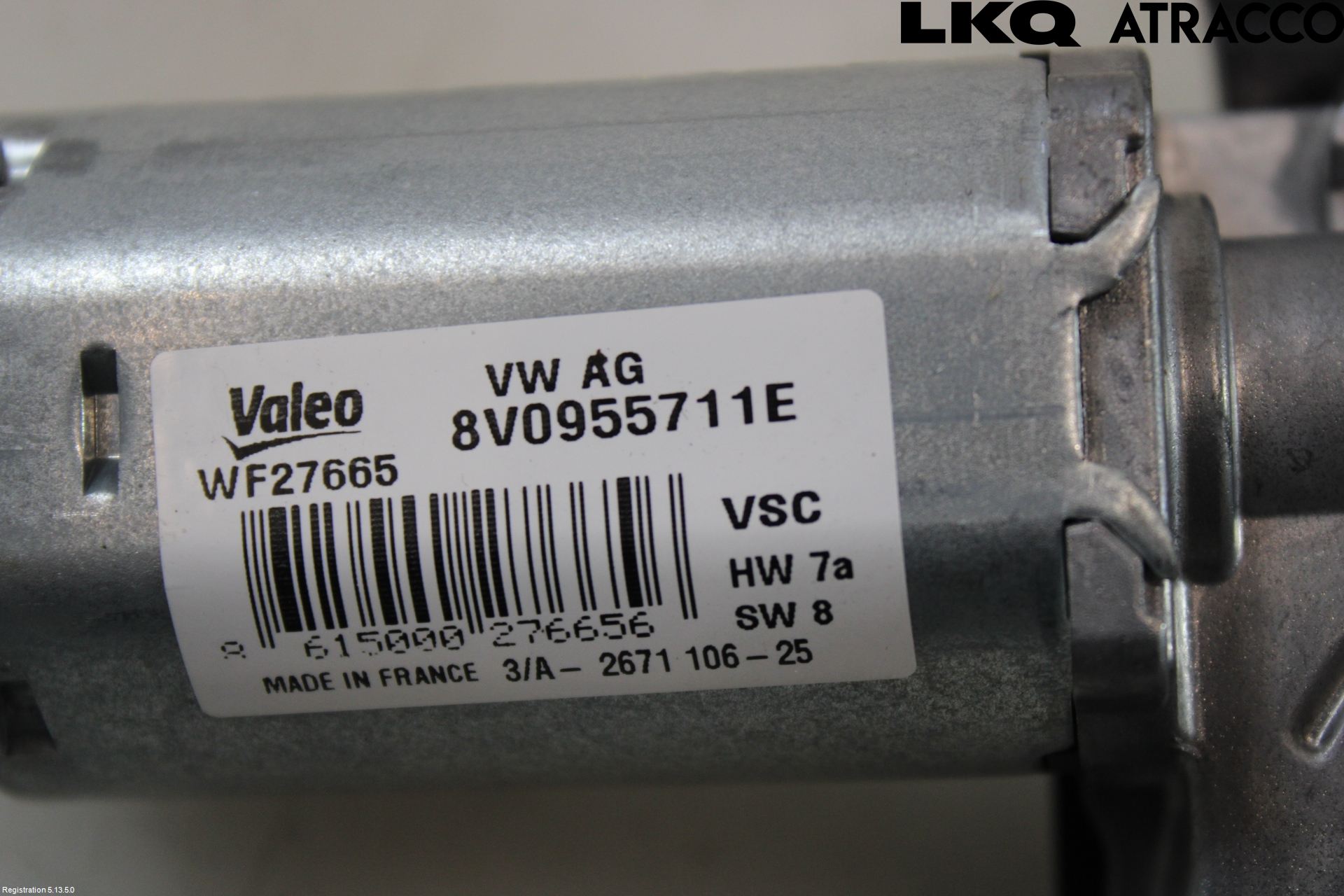 Audi A3/S3 8Y 21- Torkarmotor Baklucka