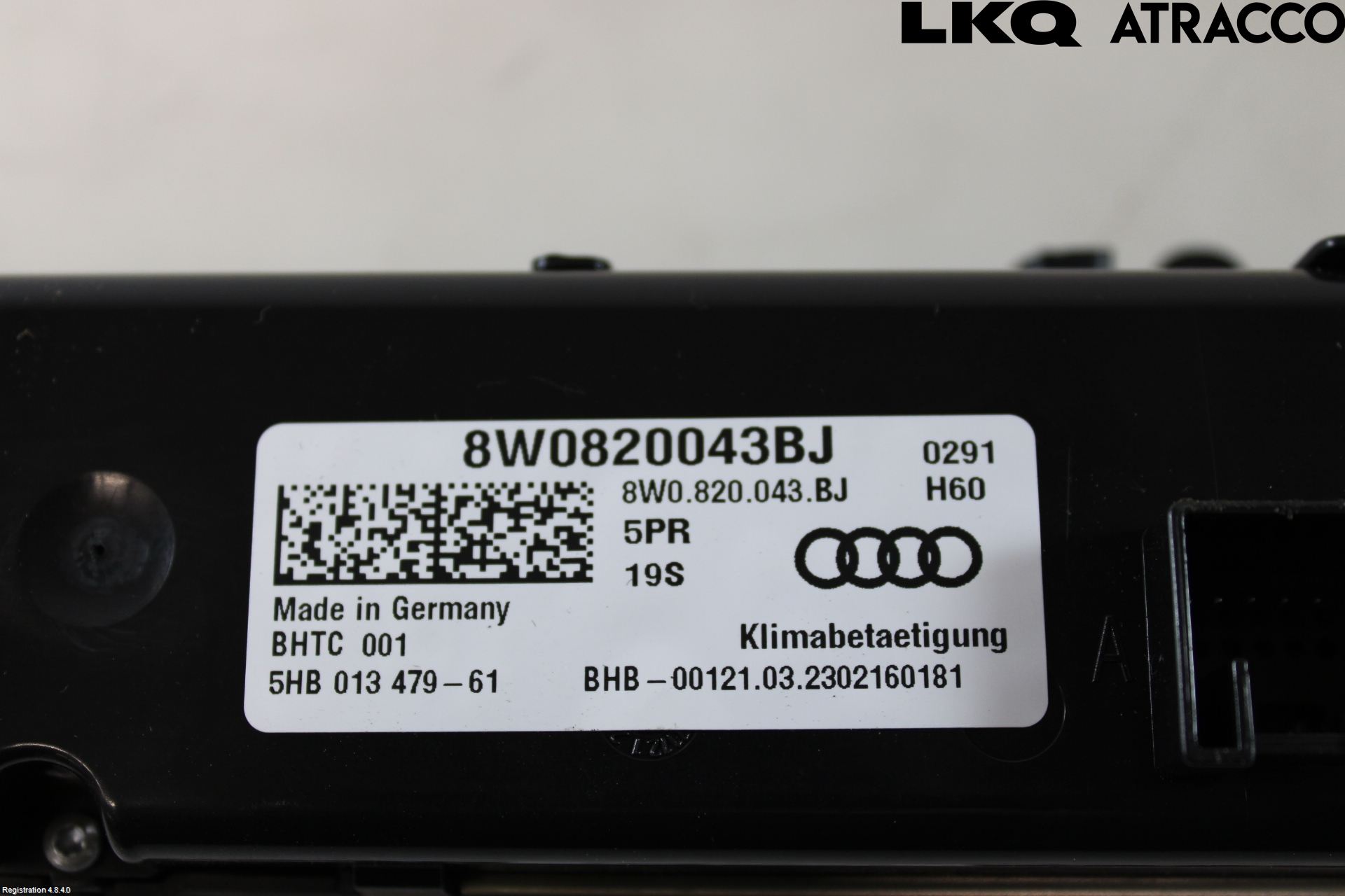 Audi A4/S4 B9 20- Värmereglage