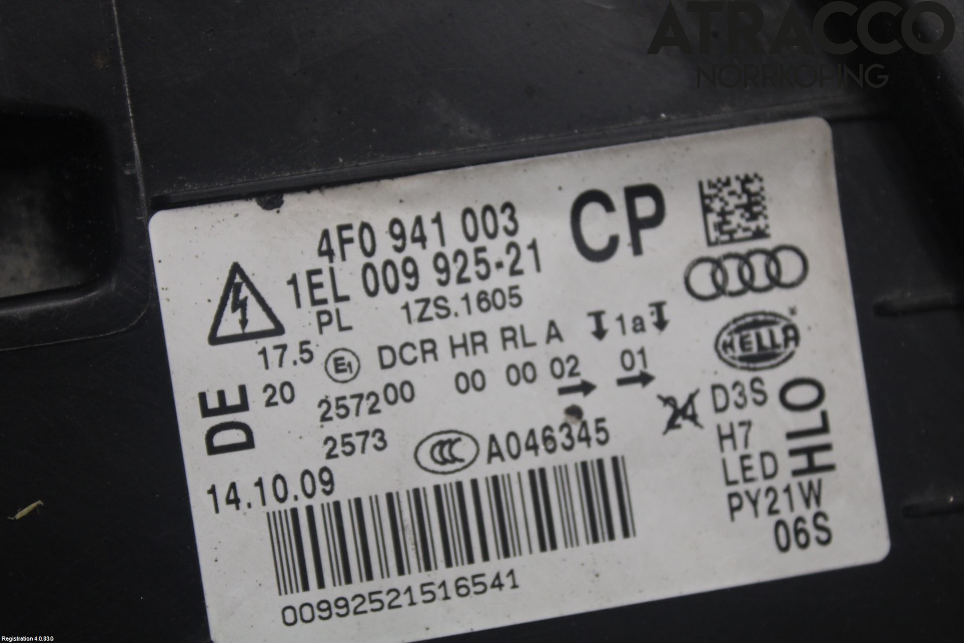 Audi ALLROAD 06-11 Strålkastare Vänster