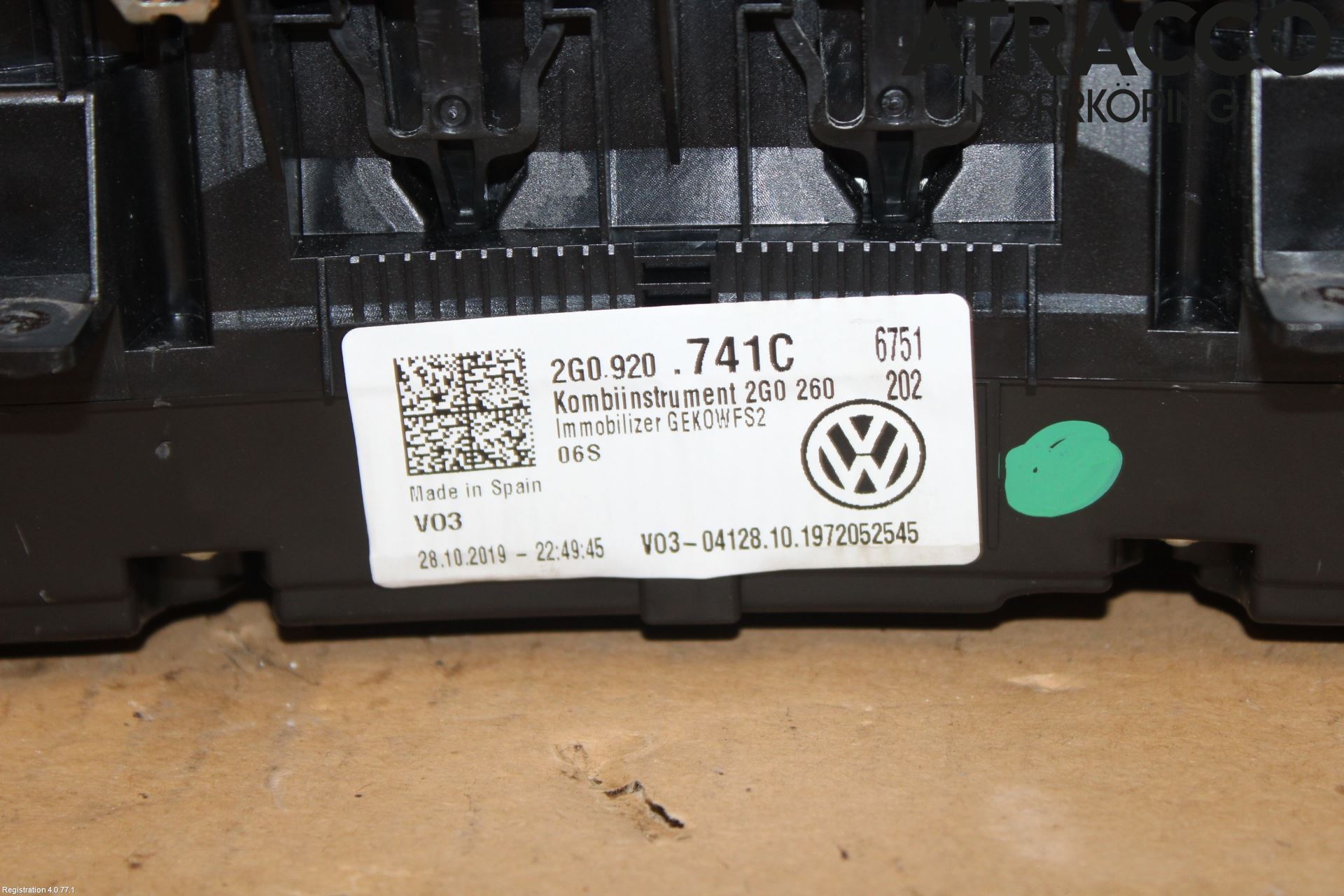 Volkswagen VW T-CROSS 19- Instrument Komb