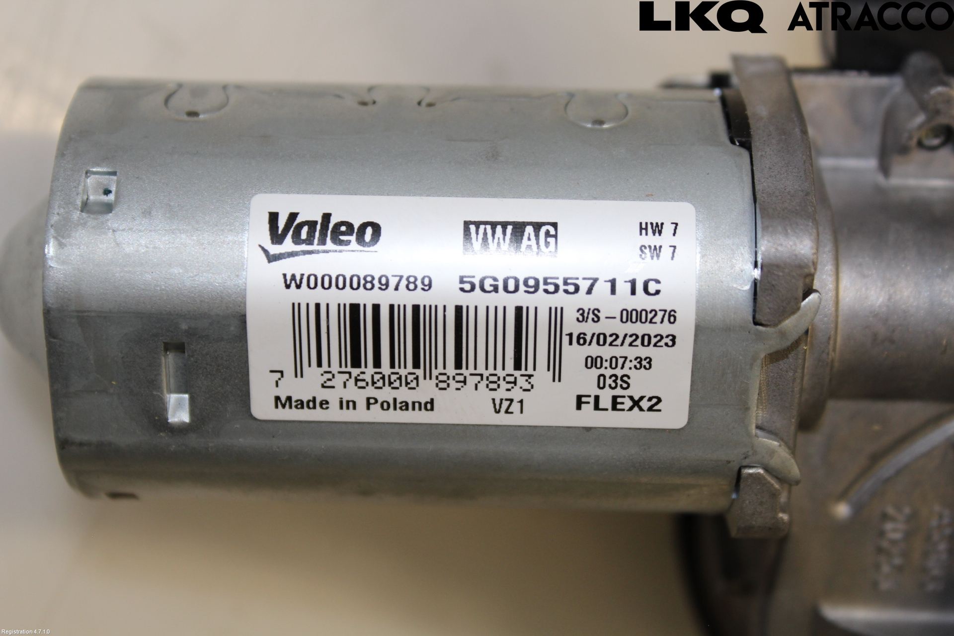 Volkswagen VW TIGUAN 16-24 Torkarmotor Baklucka