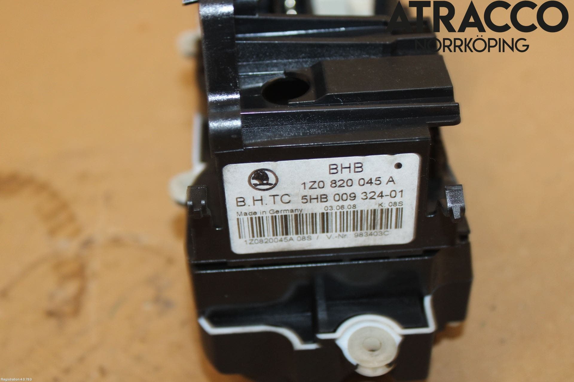 Skoda OCTAVIA (1Z) 05-13 Värmereglage