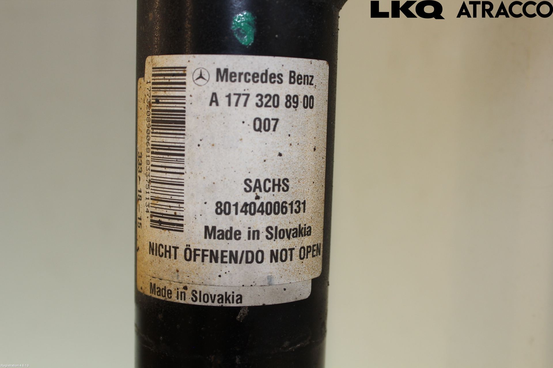 Mercedes-Benz MB A-KLASS (W177) 18- Fjäderben Fram Vänster