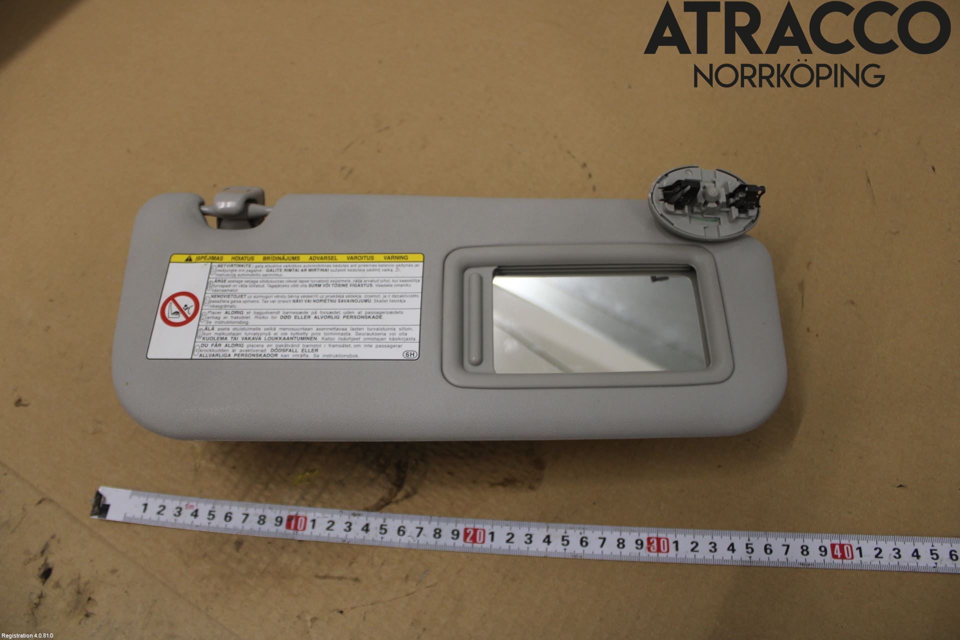 Toyota VERSO-S 11-16 Solskydd