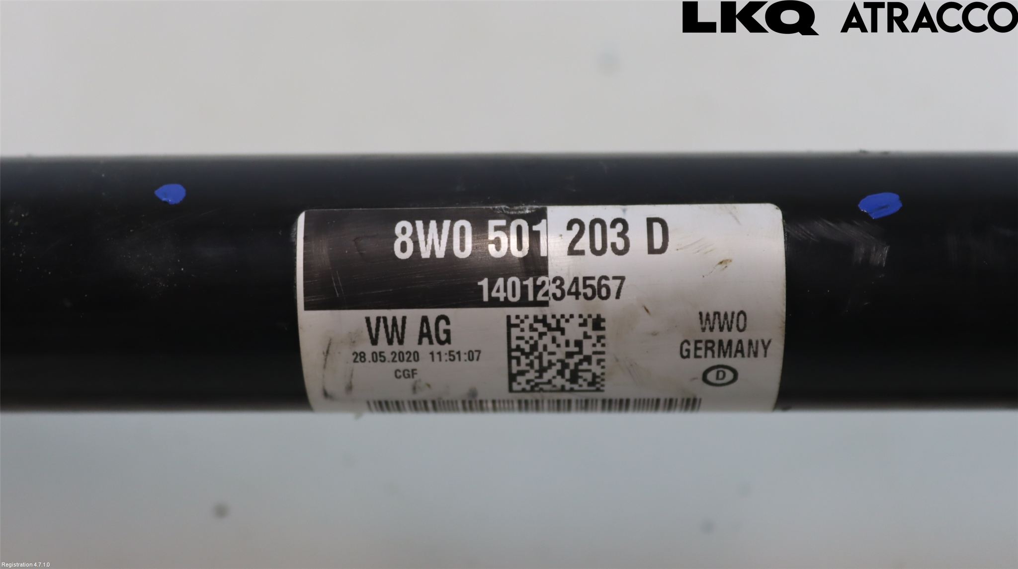 Audi A4/S4 B9 20- Drivaxel Bak Vänster