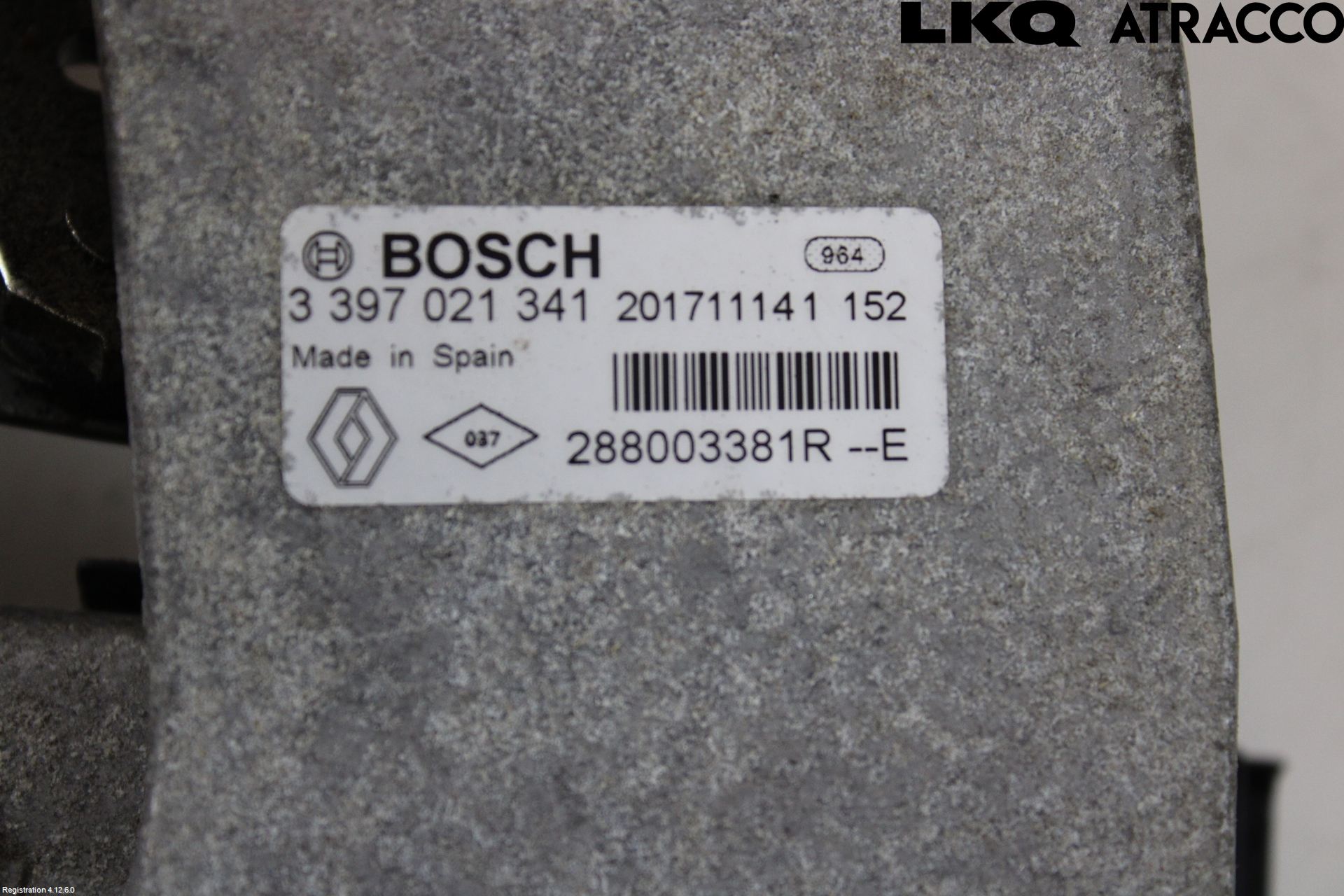 Renault ZOE/E-TECH 13- Torkarmekanism Vindruta
