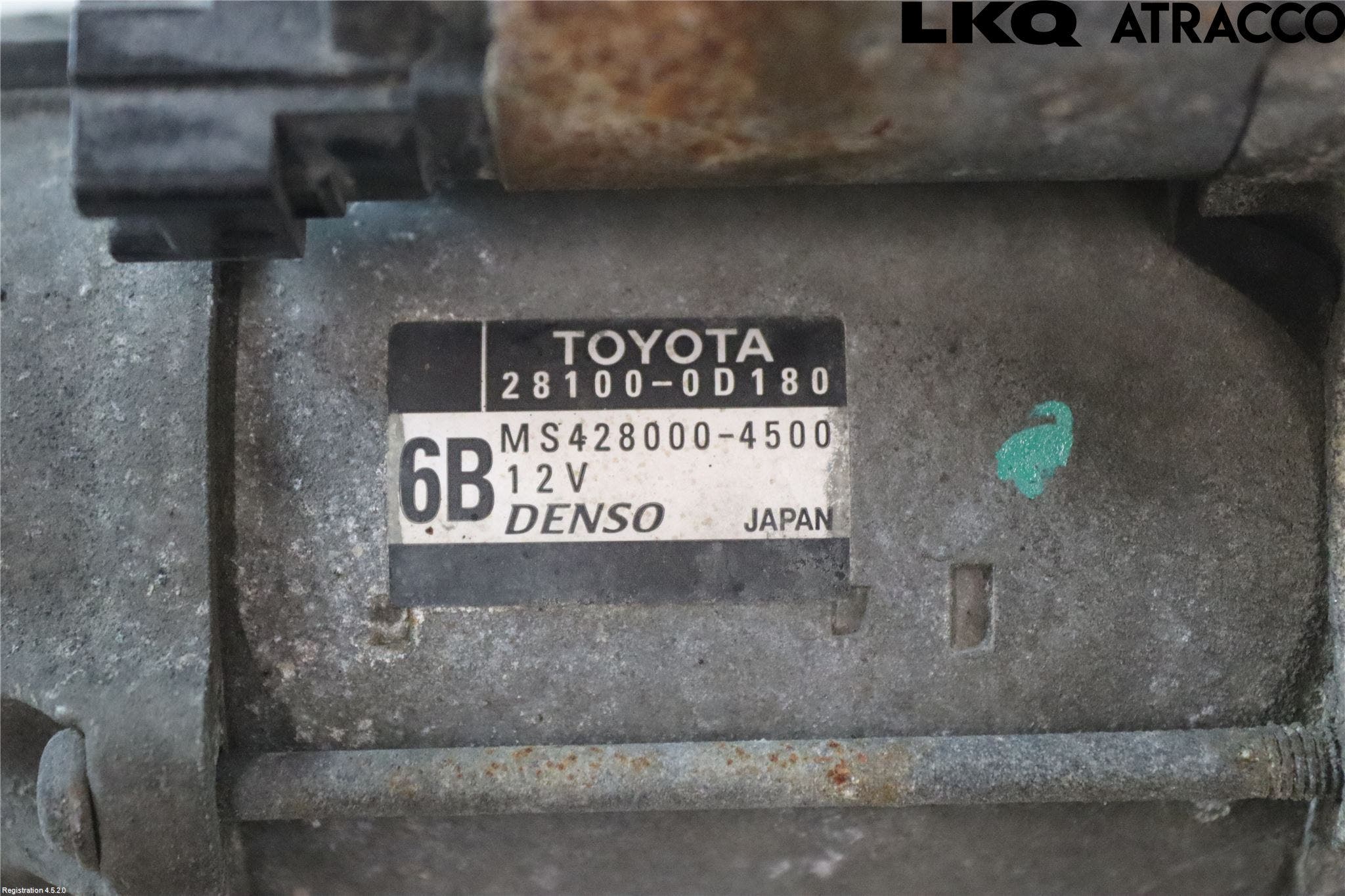 Toyota COROLLA VERSO 04-07 Startmotor