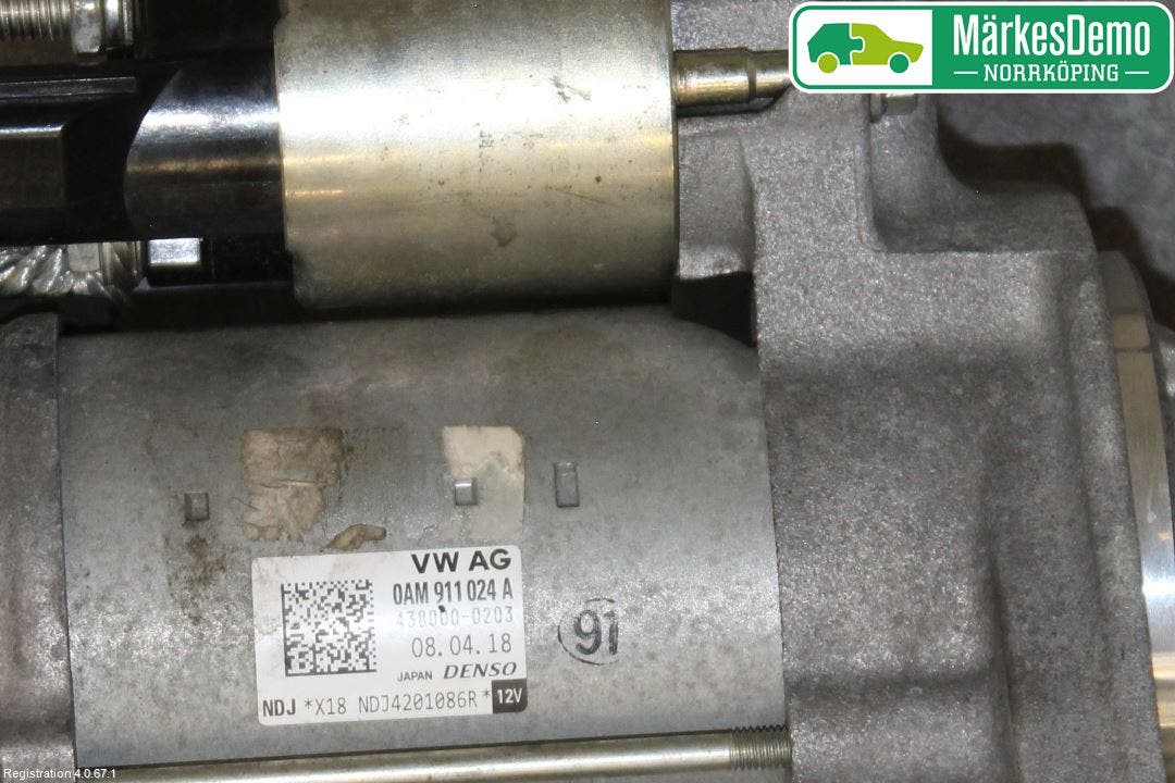 Volkswagen VW GOLF / E-GOLF VII 13-20 Startmotor