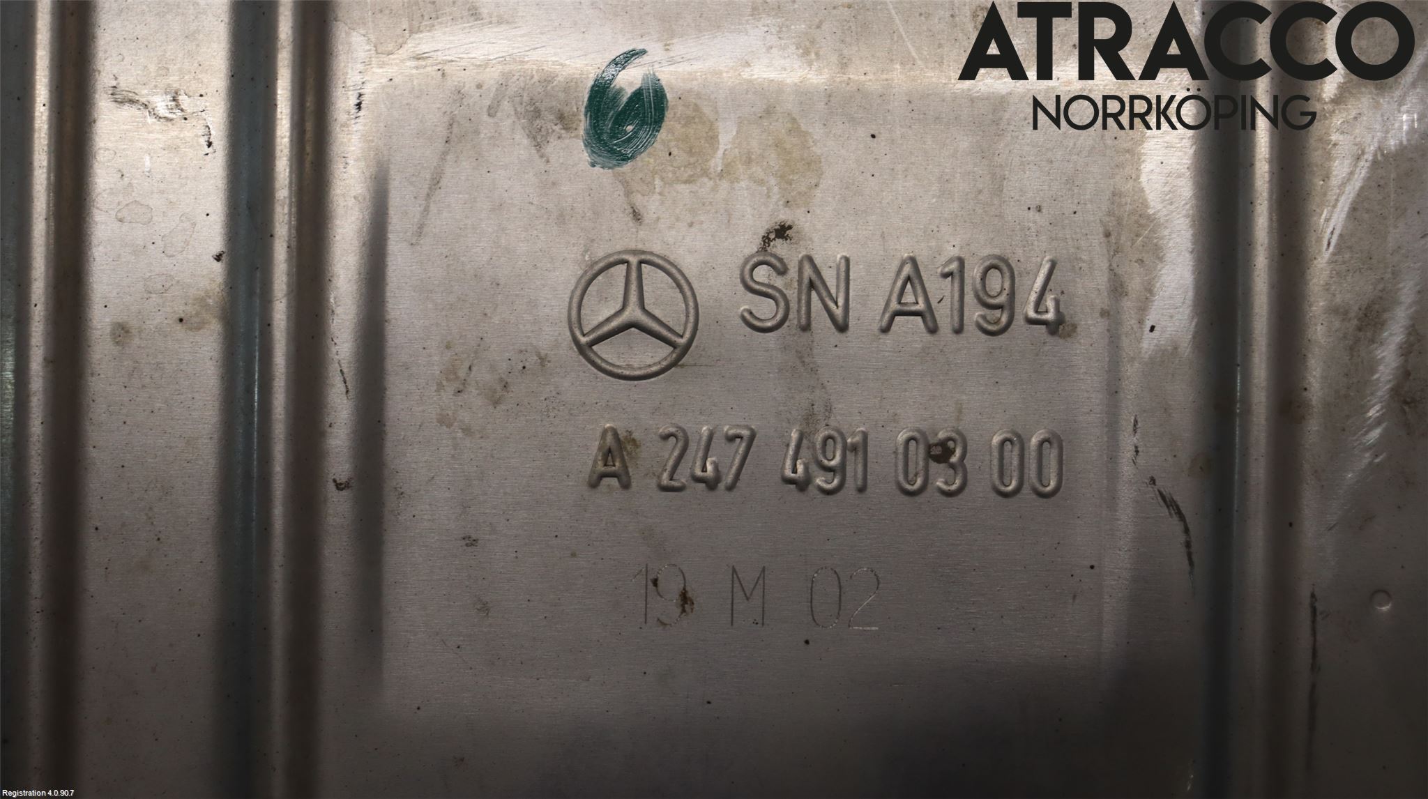 Mercedes-Benz MB A-KLASS (W177) 18- Avgas Bakre Dämpare