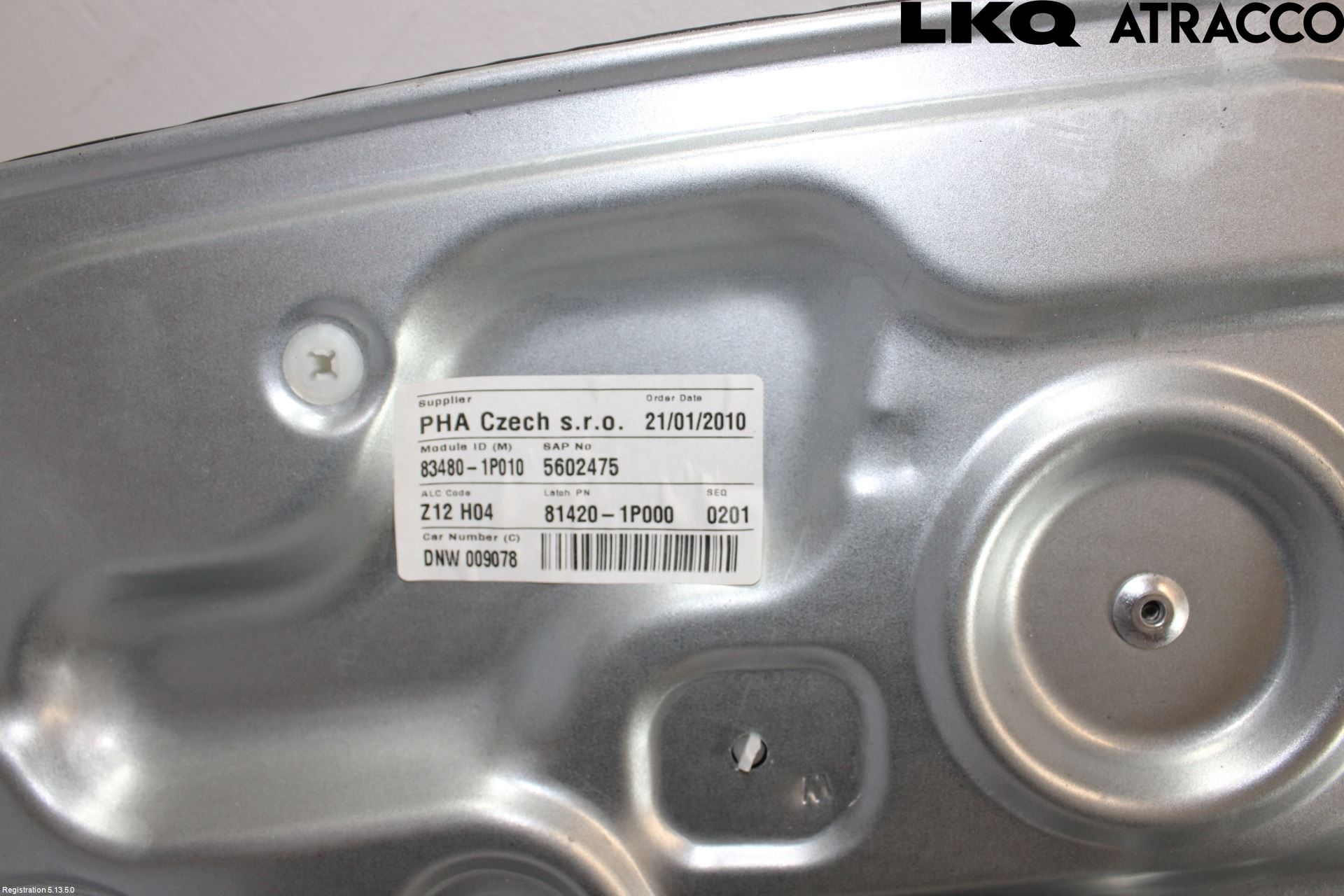 Kia VENGA 10-19 Fönsterhiss El Kompl