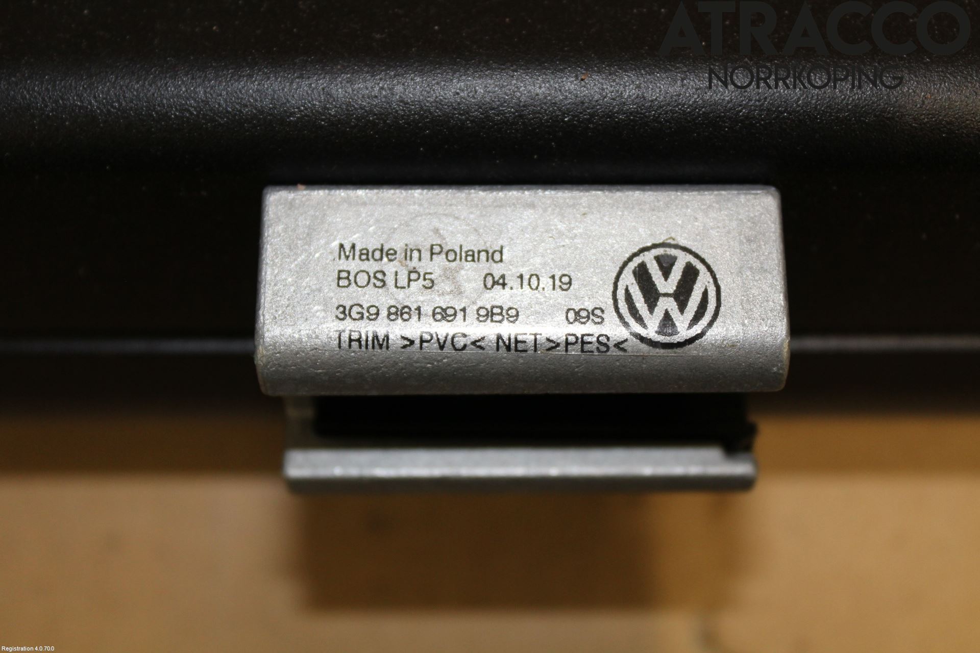 Volkswagen VW GOLF / E-GOLF VII 13-20 Lastnät