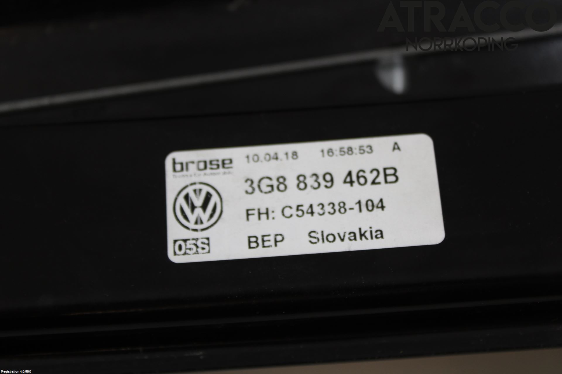 Volkswagen VW ARTEON 17- Fönsterhiss El Kompl