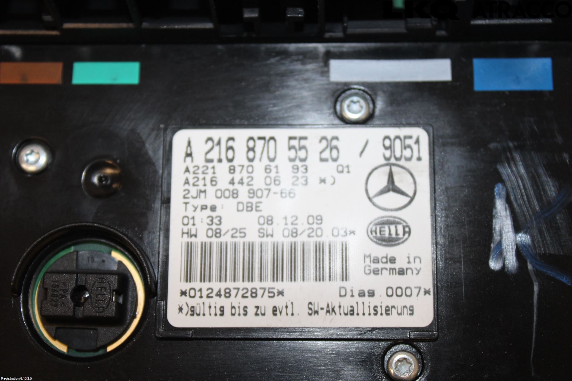 Mercedes-Benz MB S-KLASS (W221) 05-13 Innerbelysning