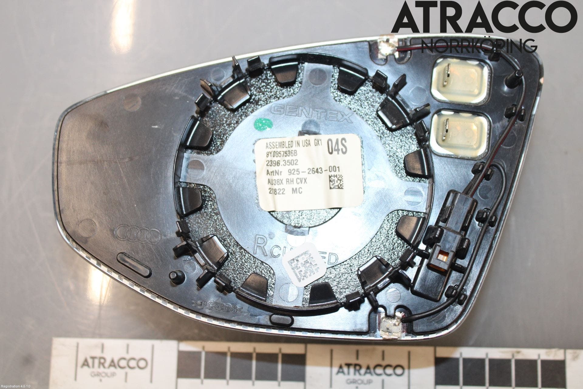 Audi A3/S3 8Y 21- Spegelglas Hö