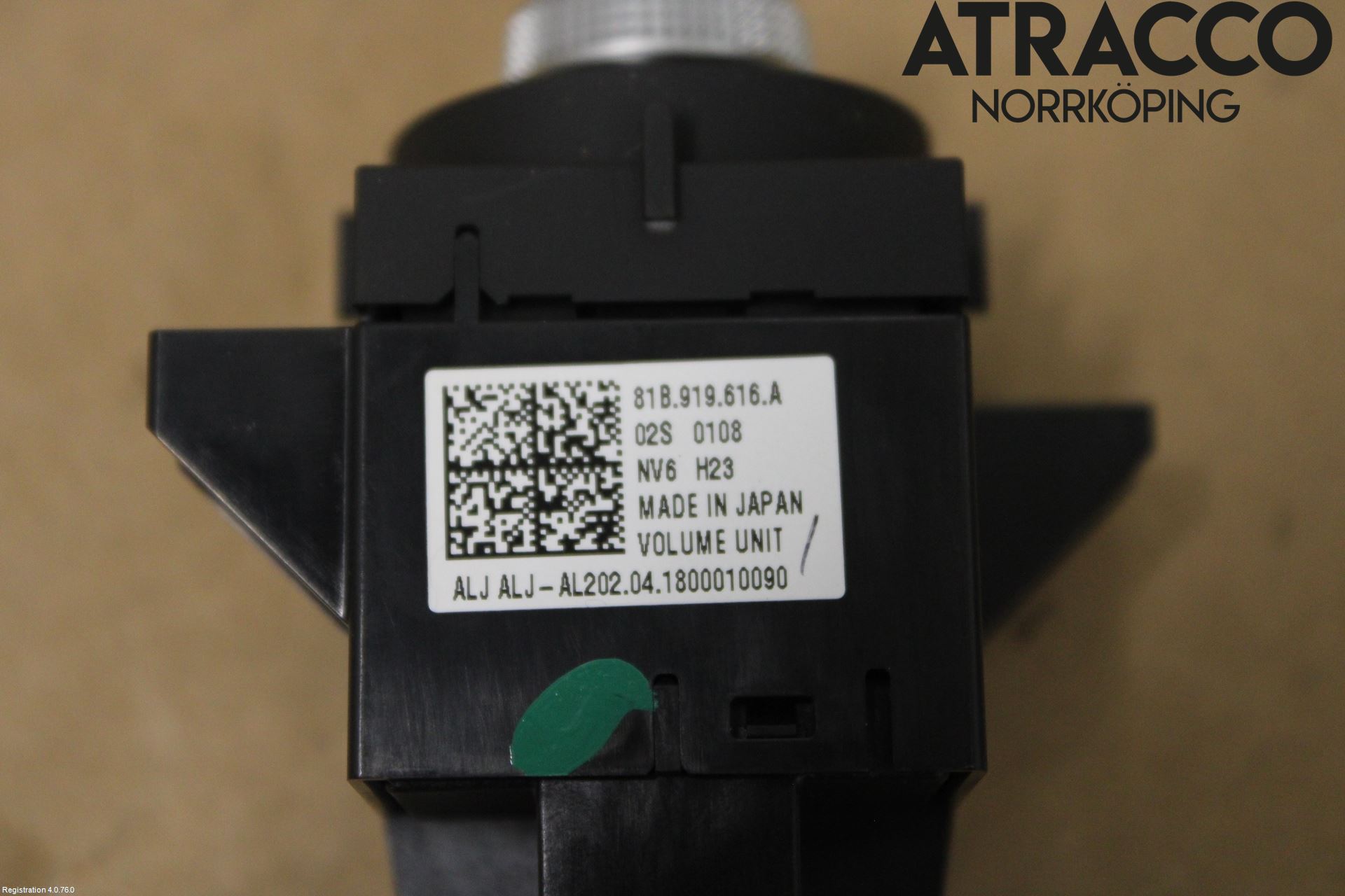 Audi Q2/SQ2 17- Strömställare Fader-Högtalare