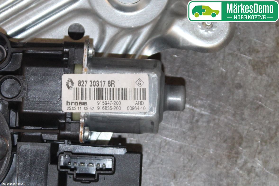 Renault SCÉNIC III / GRAND SCÉNIC 09-16 Fönsterhiss El Kompl