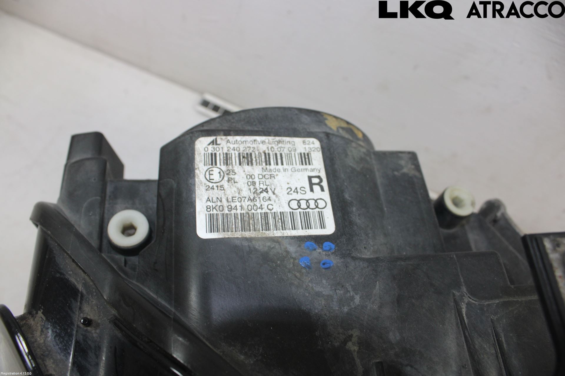 Audi A4/S4 08-11 Strålkastare Höger