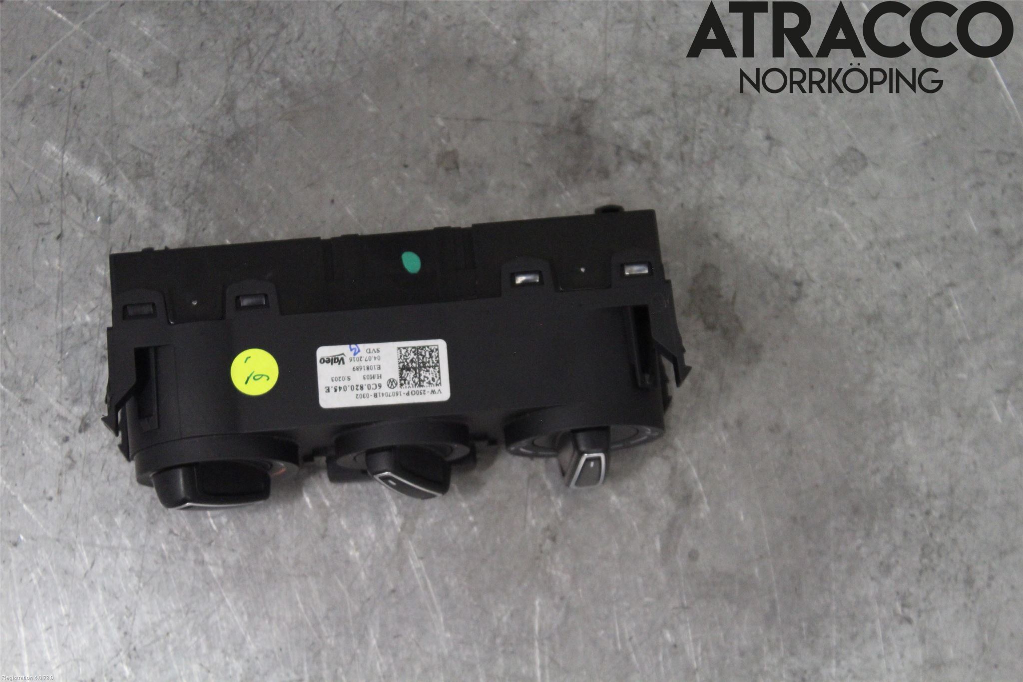 Volkswagen VW POLO 10-17 Värmereglage