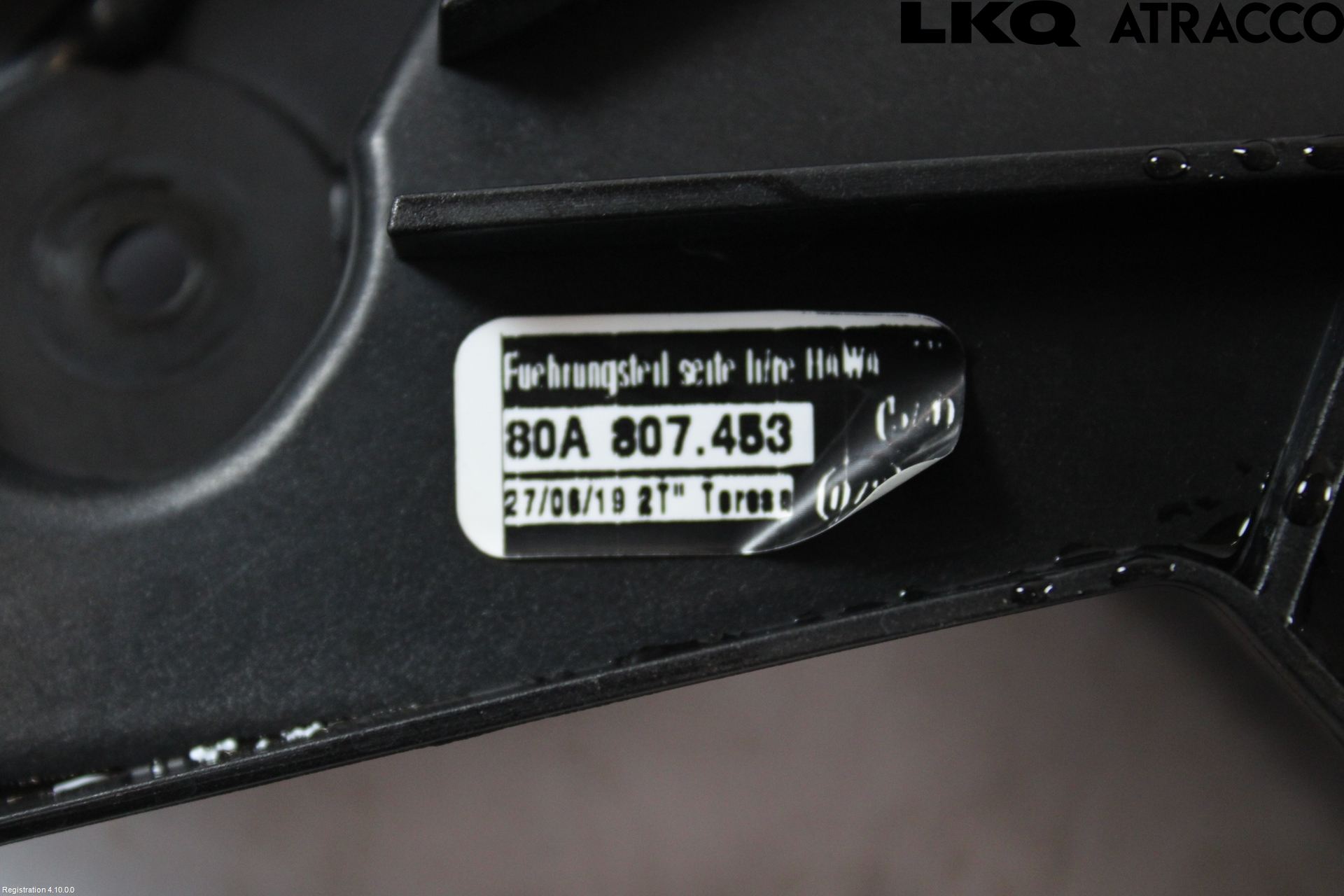 Audi Q5/SQ5 17- Stötfångarfäste Bak Vä