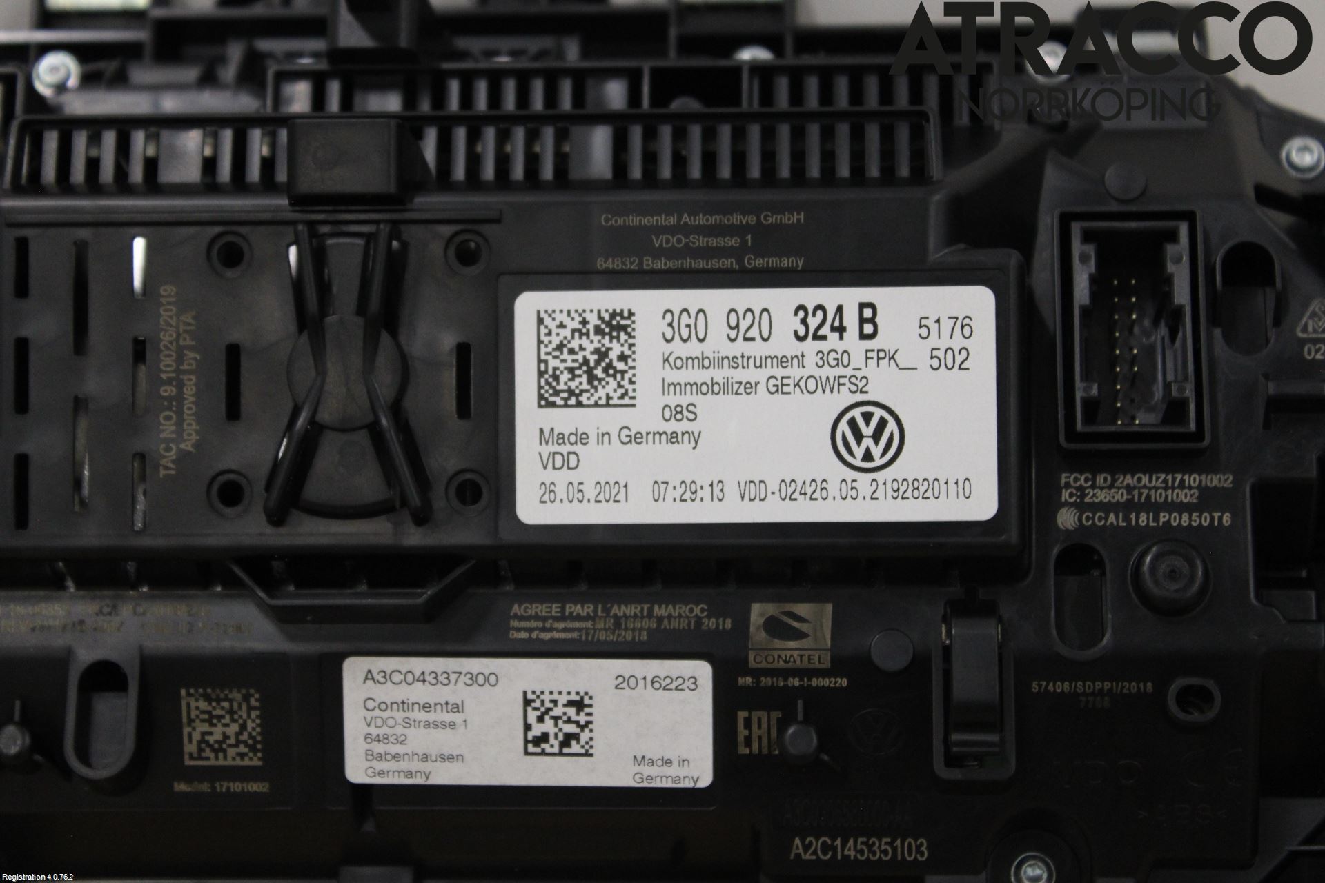 Volkswagen VW ARTEON 17- Instrument Komb
