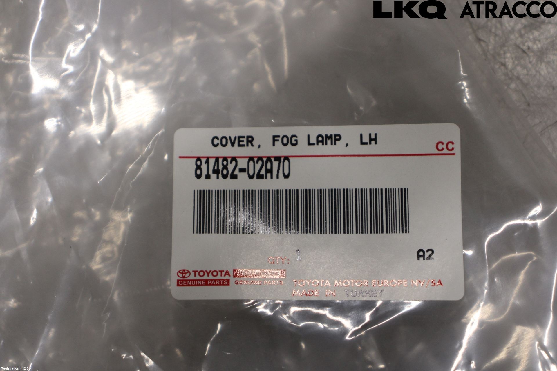 Toyota COROLLA 19- Dimljussarg Fram
