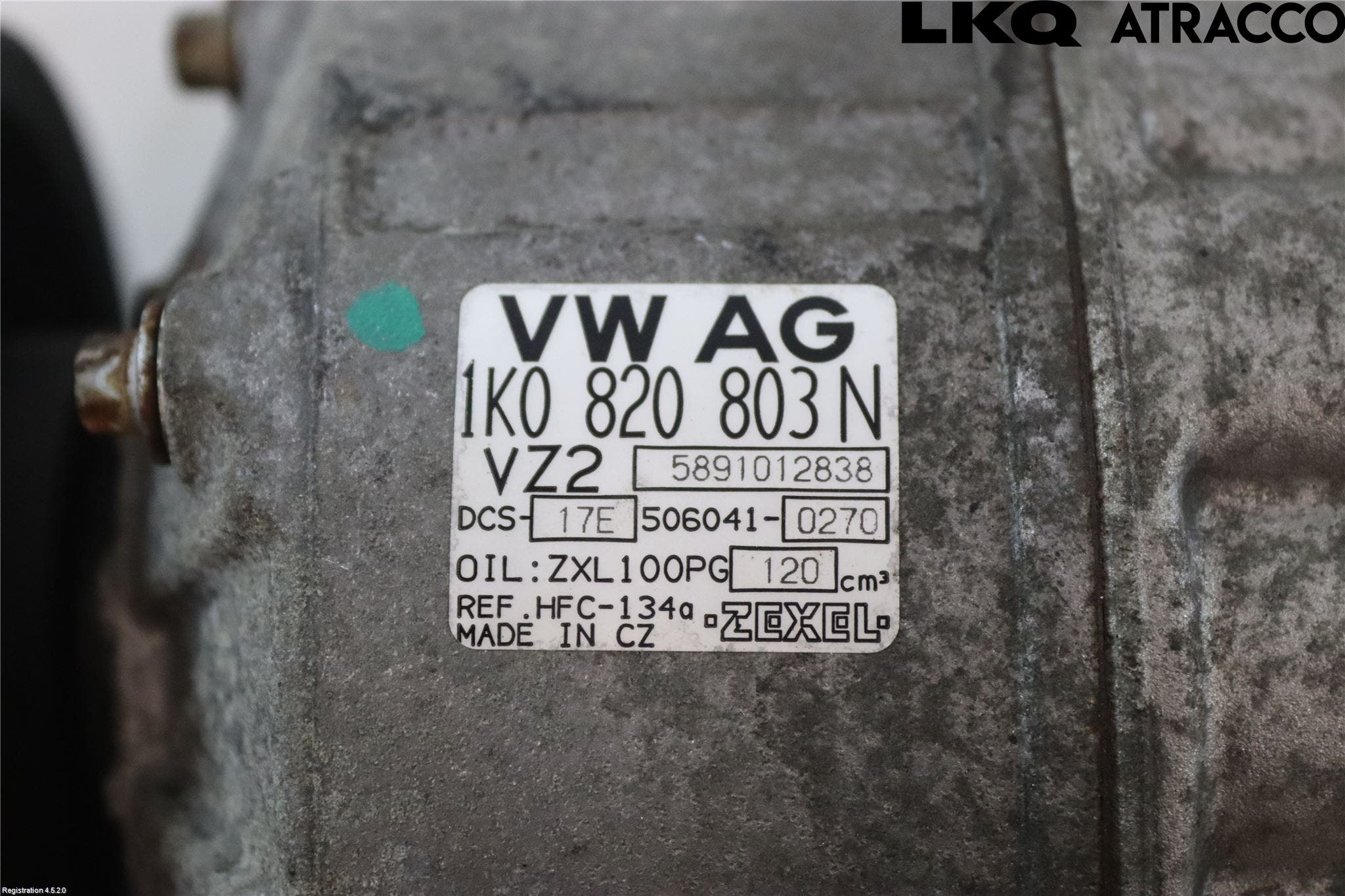 Volkswagen VW GOLF PLUS/CROSS GOLF 04-14 Ac Kompressor