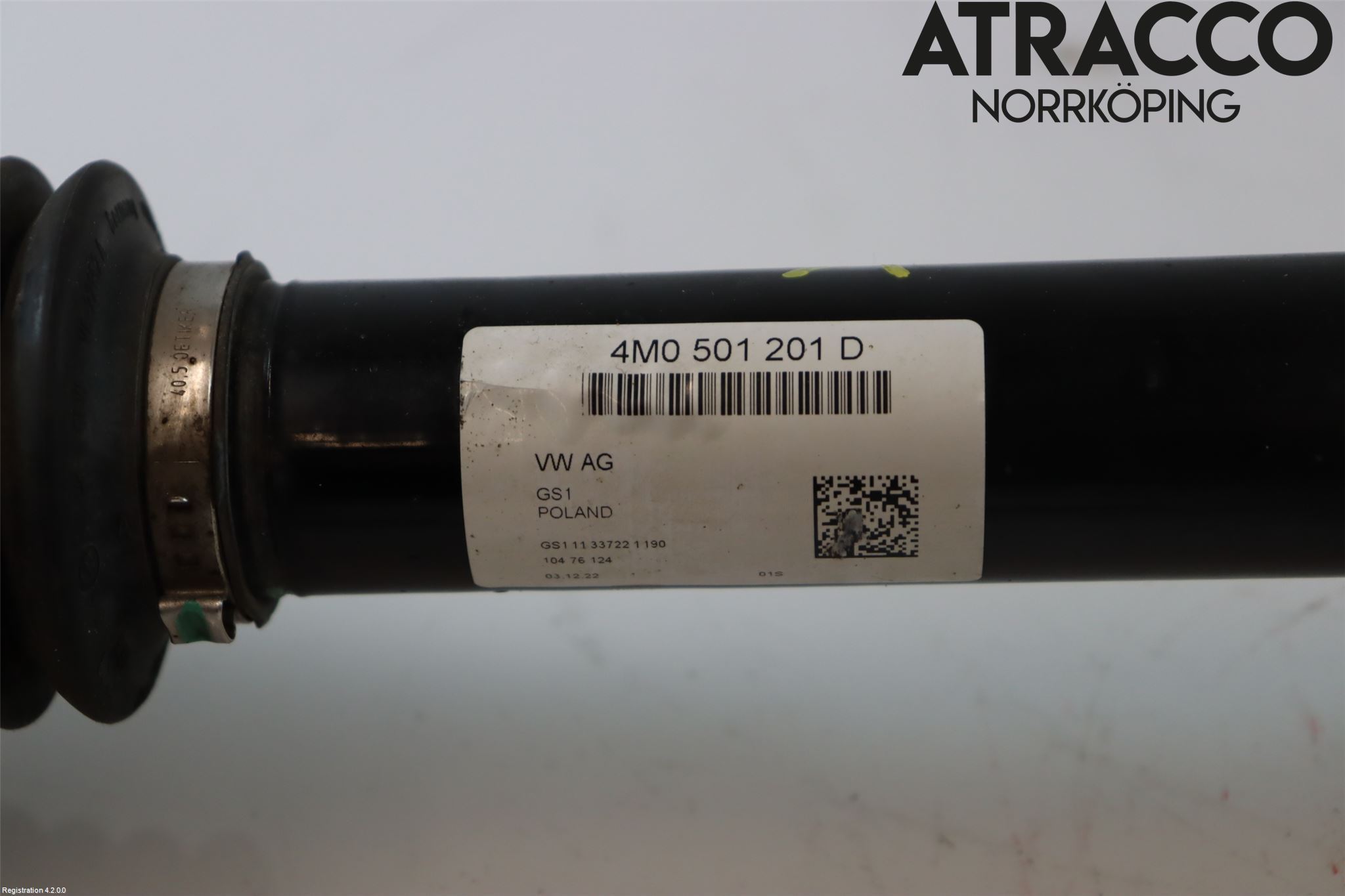 Audi Q7/SQ7 Drivaxel Bak Vänster