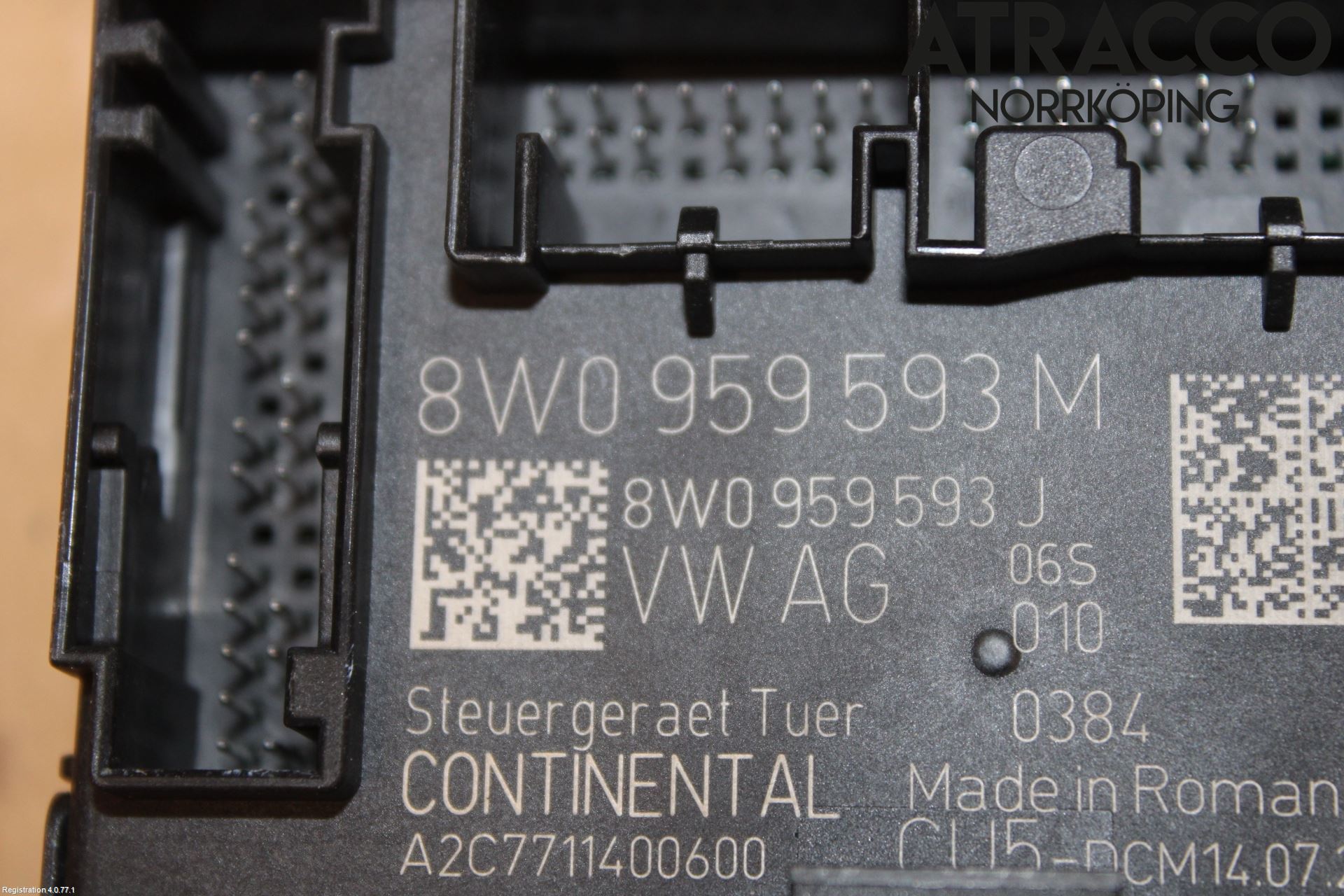 Audi A5 17- Styrenhet Dörr