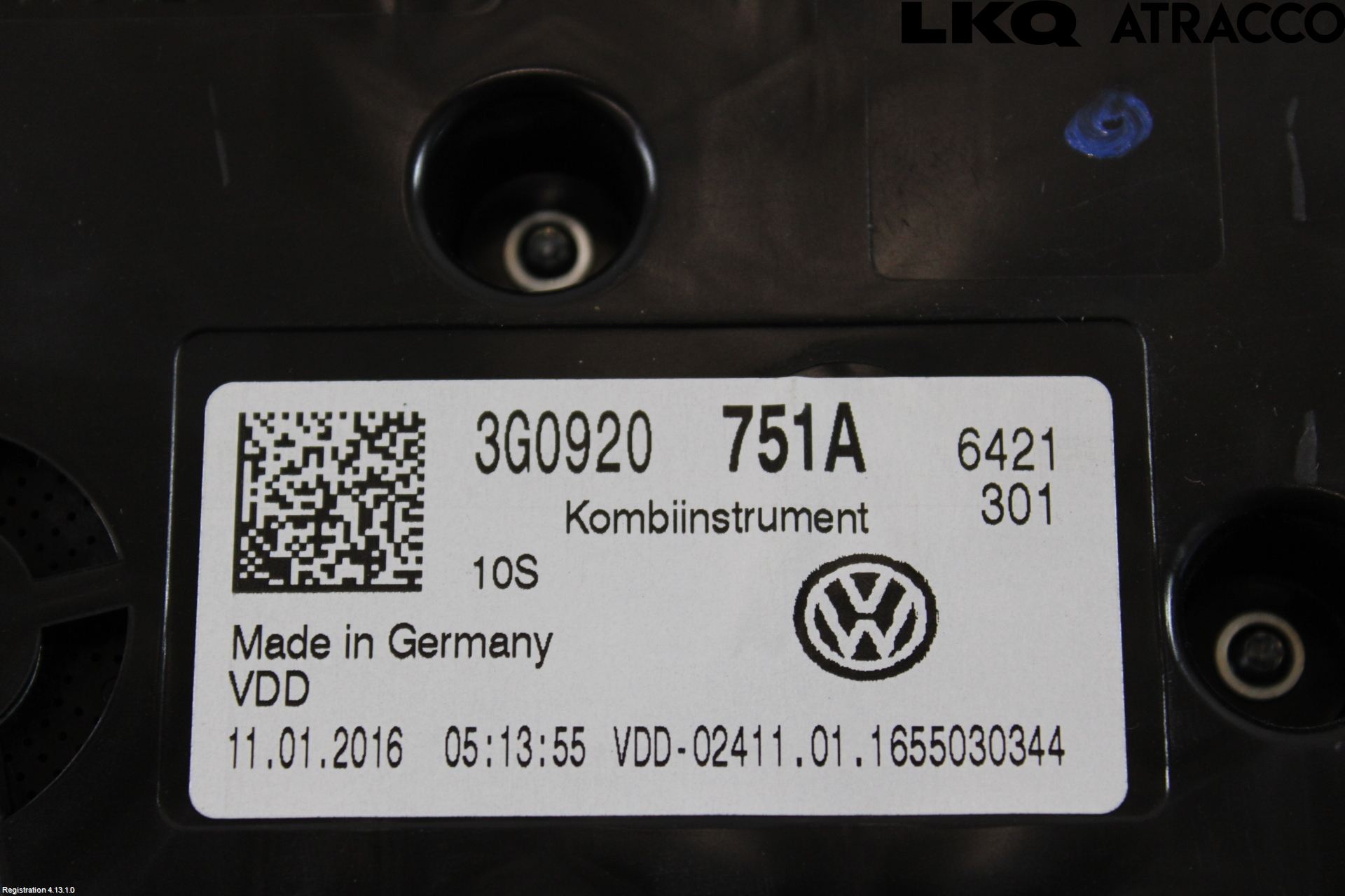 Volkswagen VW PASSAT 15-19 Instrument Komb