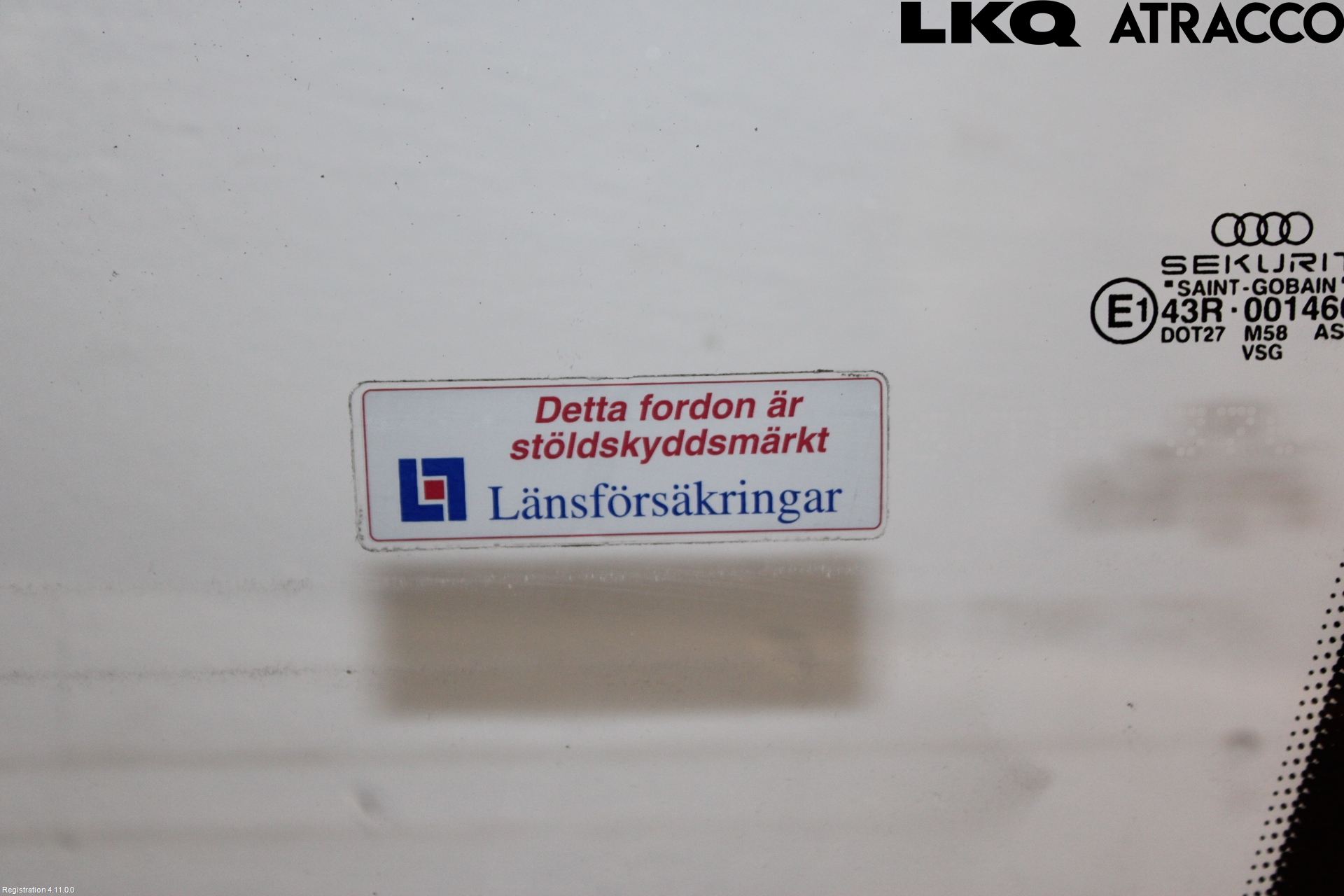 Audi A8/S8 4D 94-02 Dörruta Fram Vänster