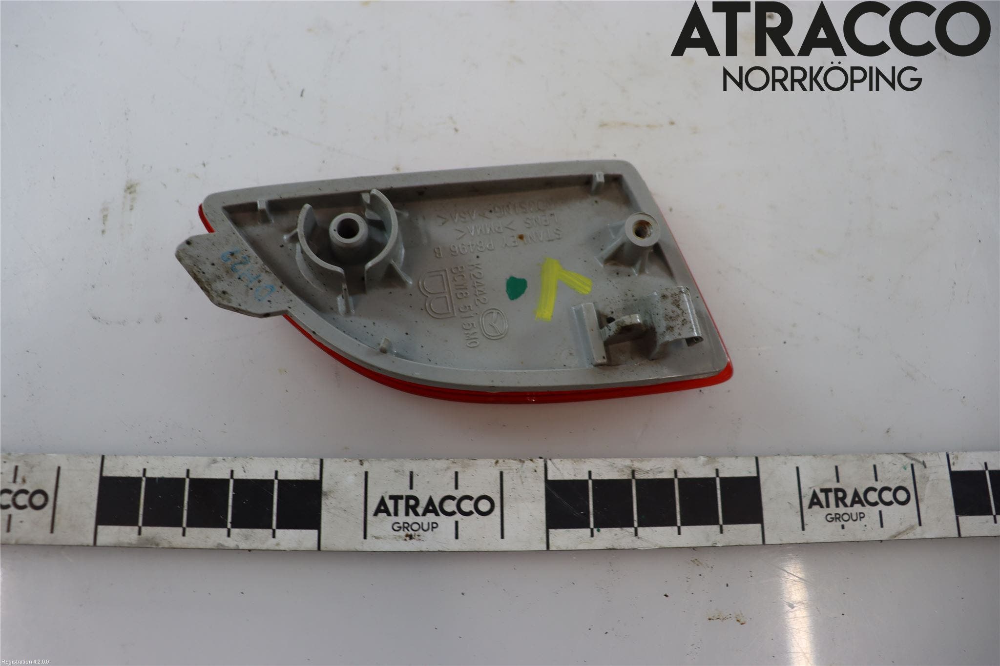 Mazda 3 III 14-19 Dimljus/Reflex Bak