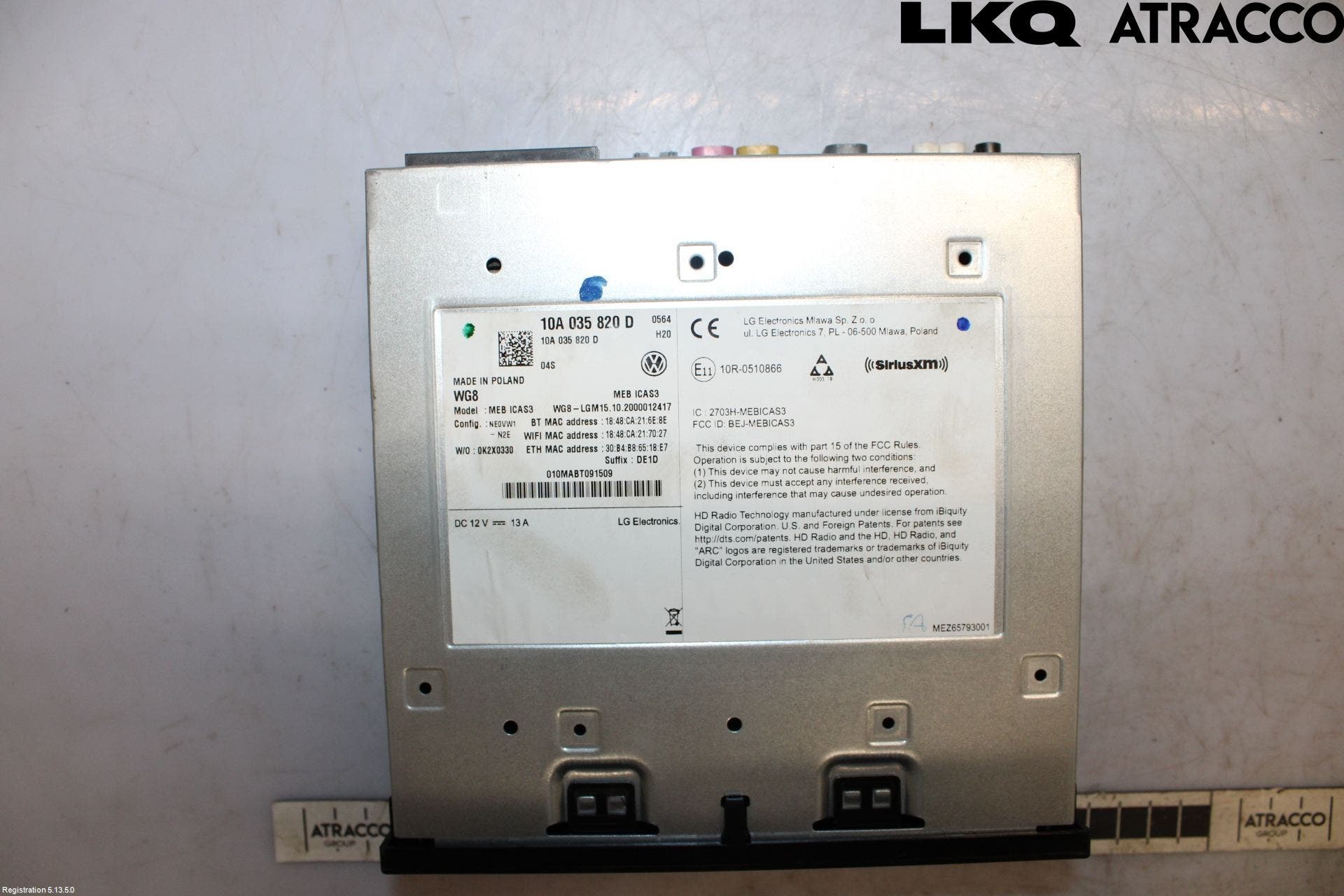 Volkswagen VW ID.3 21- Cd Radio - Multimediapanel